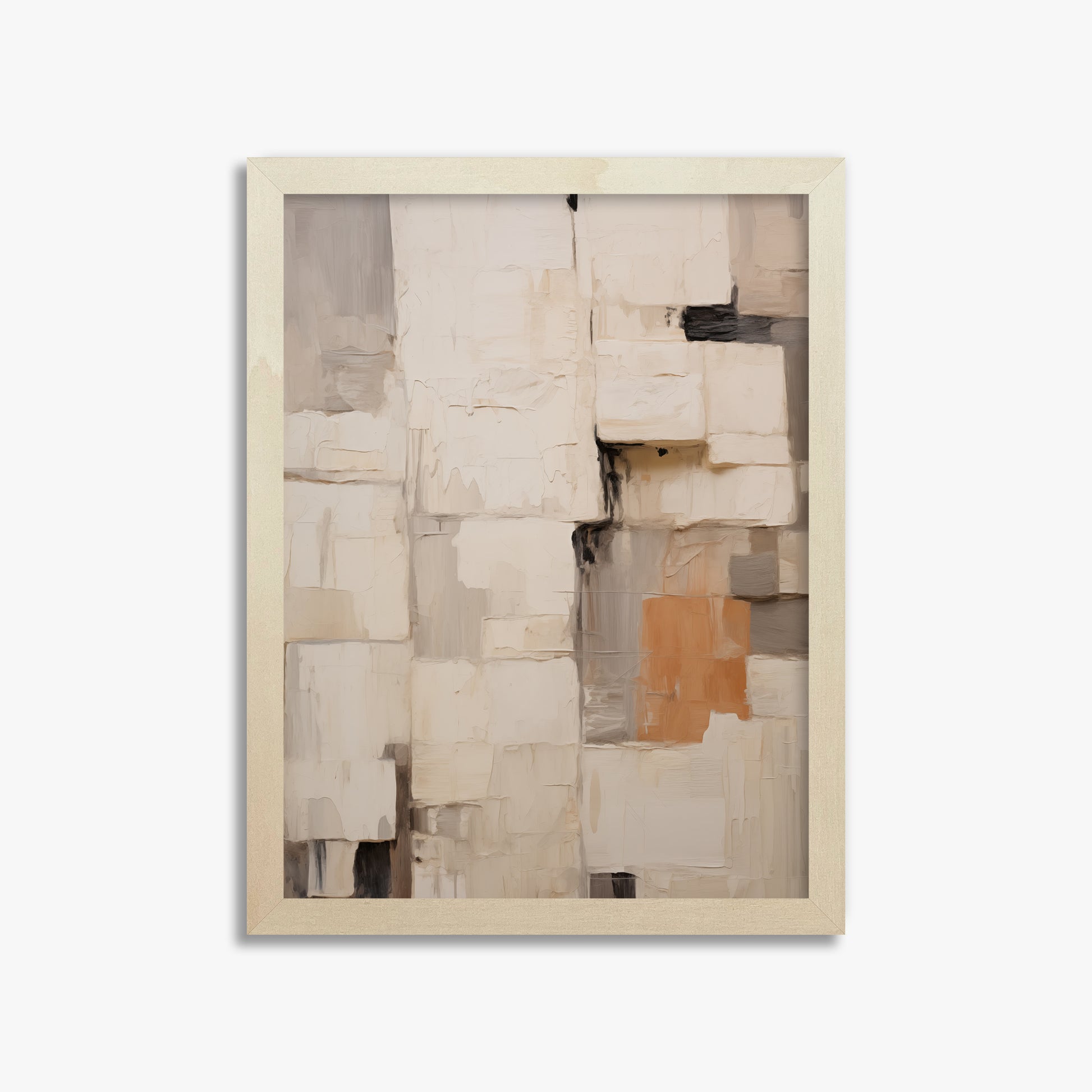 Urban Fragments, 30x40cm Framed Poster With Lime Wood Frame