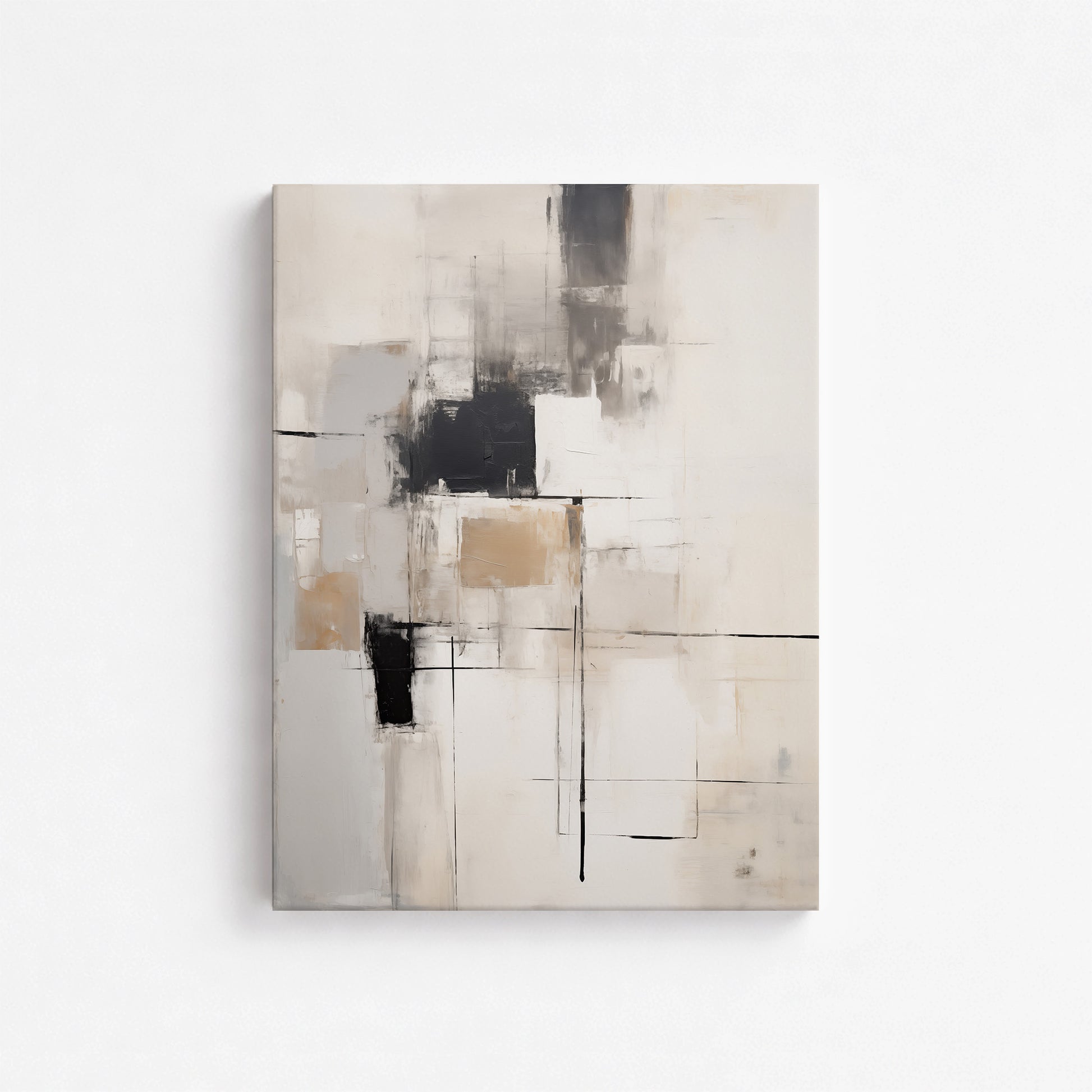 Fractured Grid, 30x40cm Satin Canvas Art Reproduction