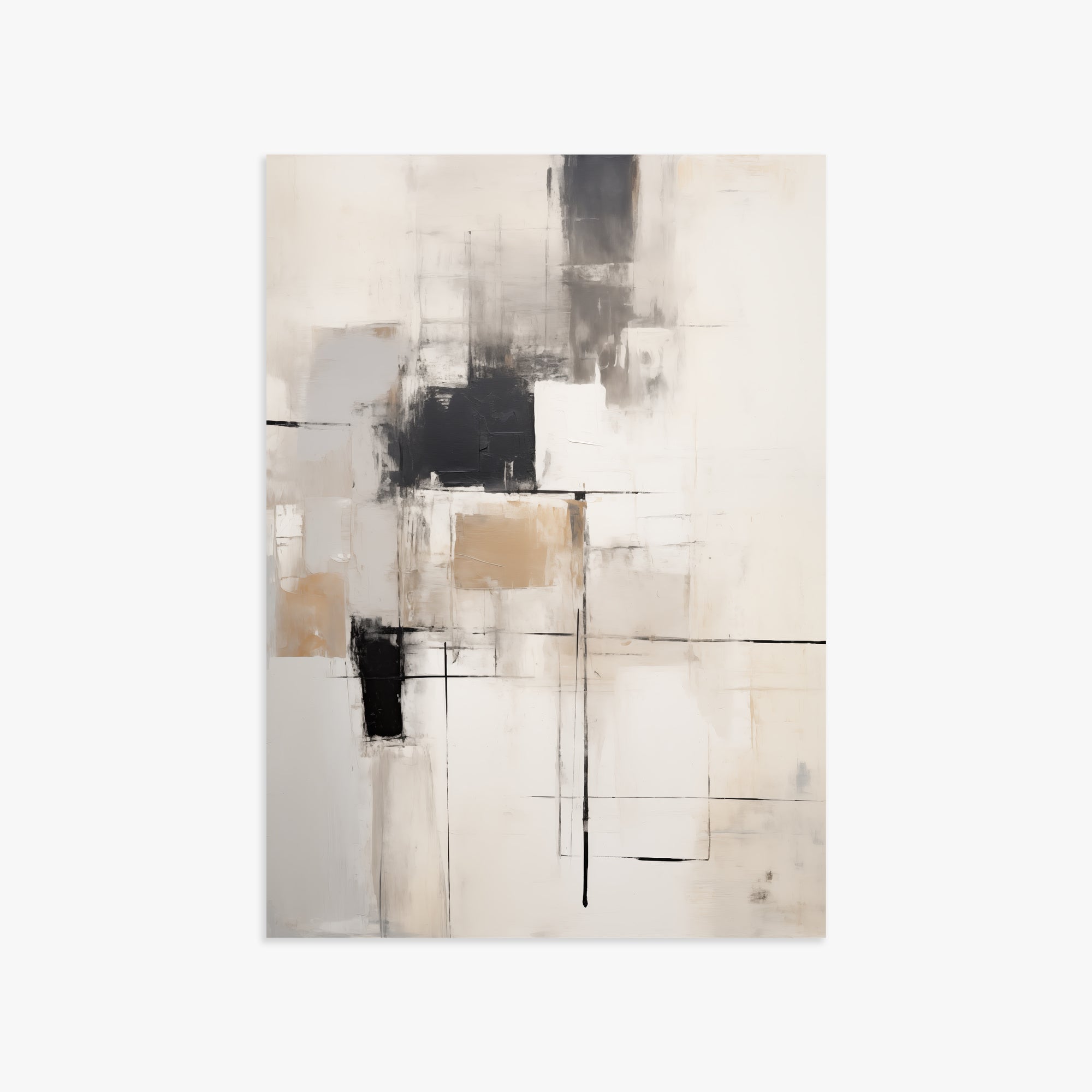 Fractured Grid, 50x70cm Poster Unframed