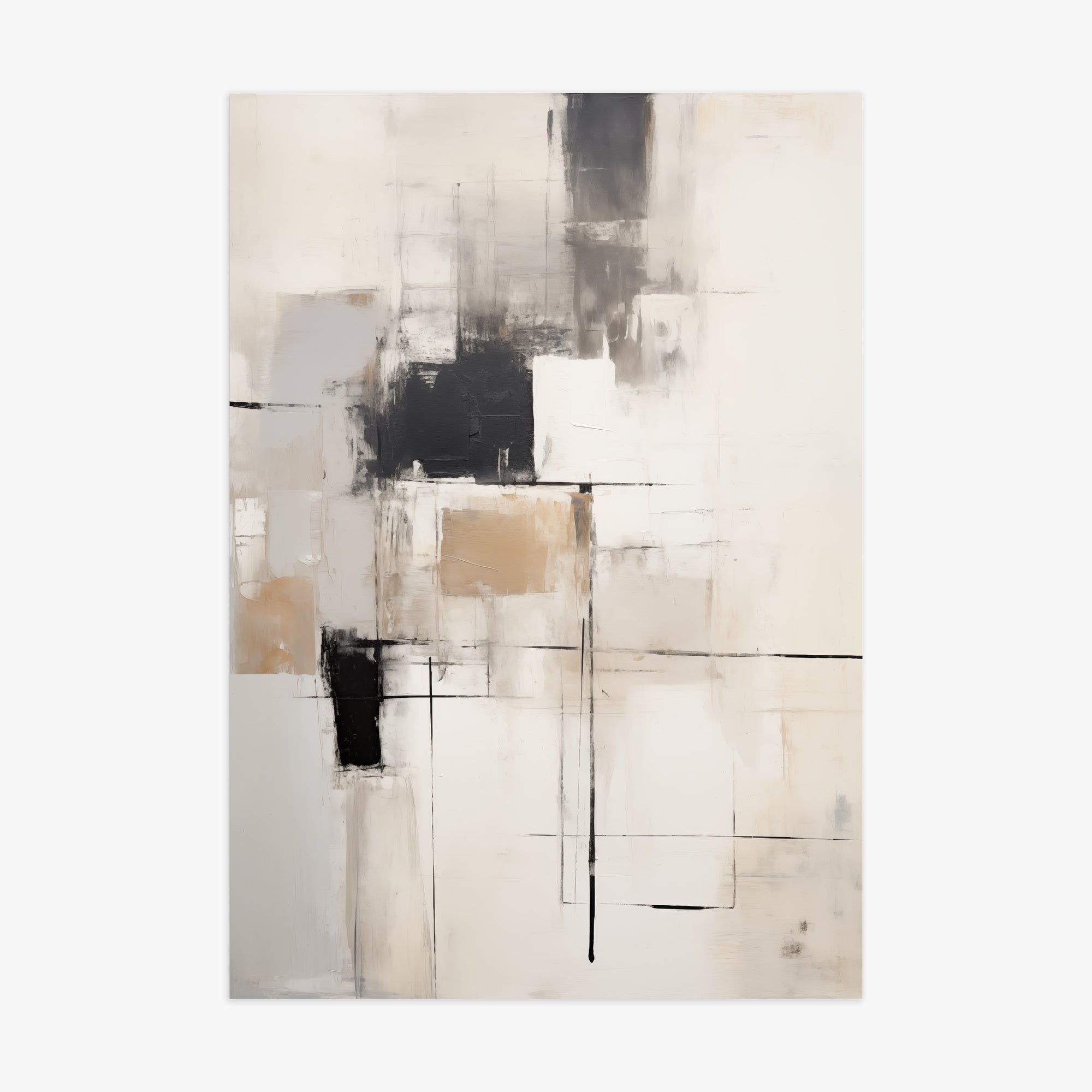 Fractured Grid, 70x100cm Poster Unframed