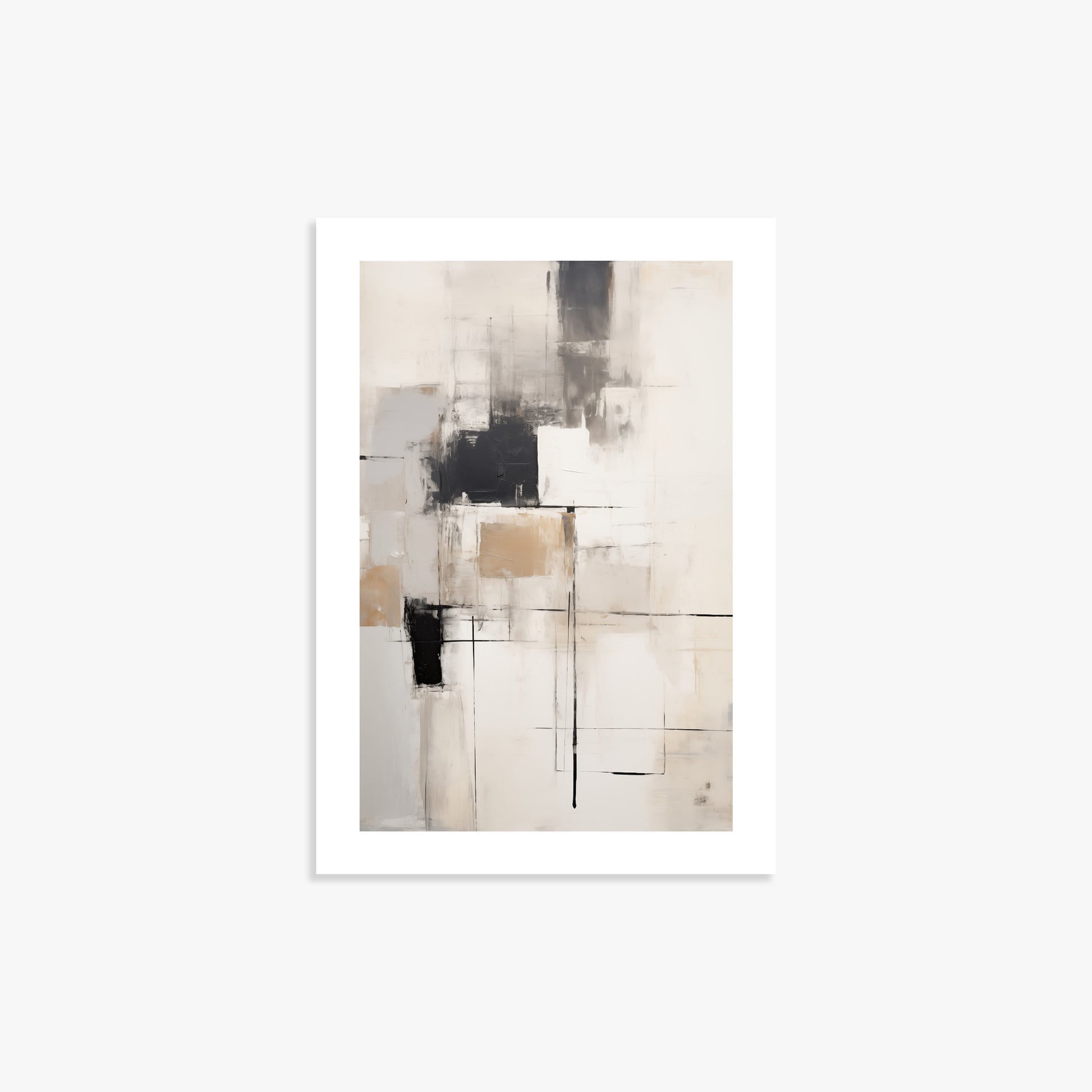 Fractured Grid, 21x30cm Printed Poster