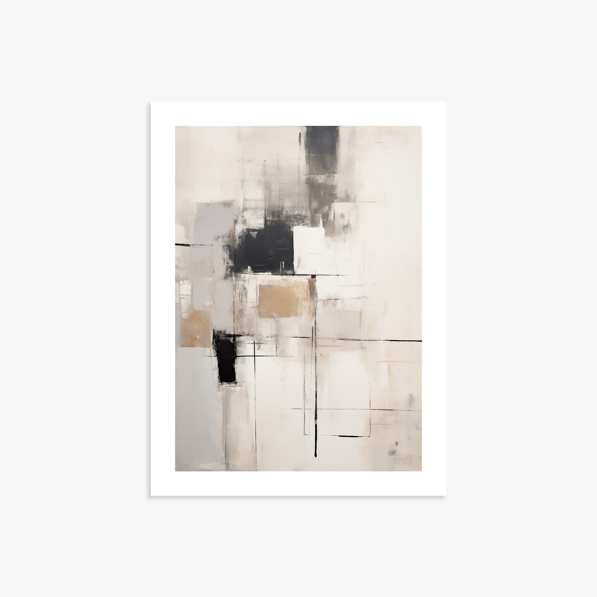Fractured Grid, 30x40cm Printed Poster