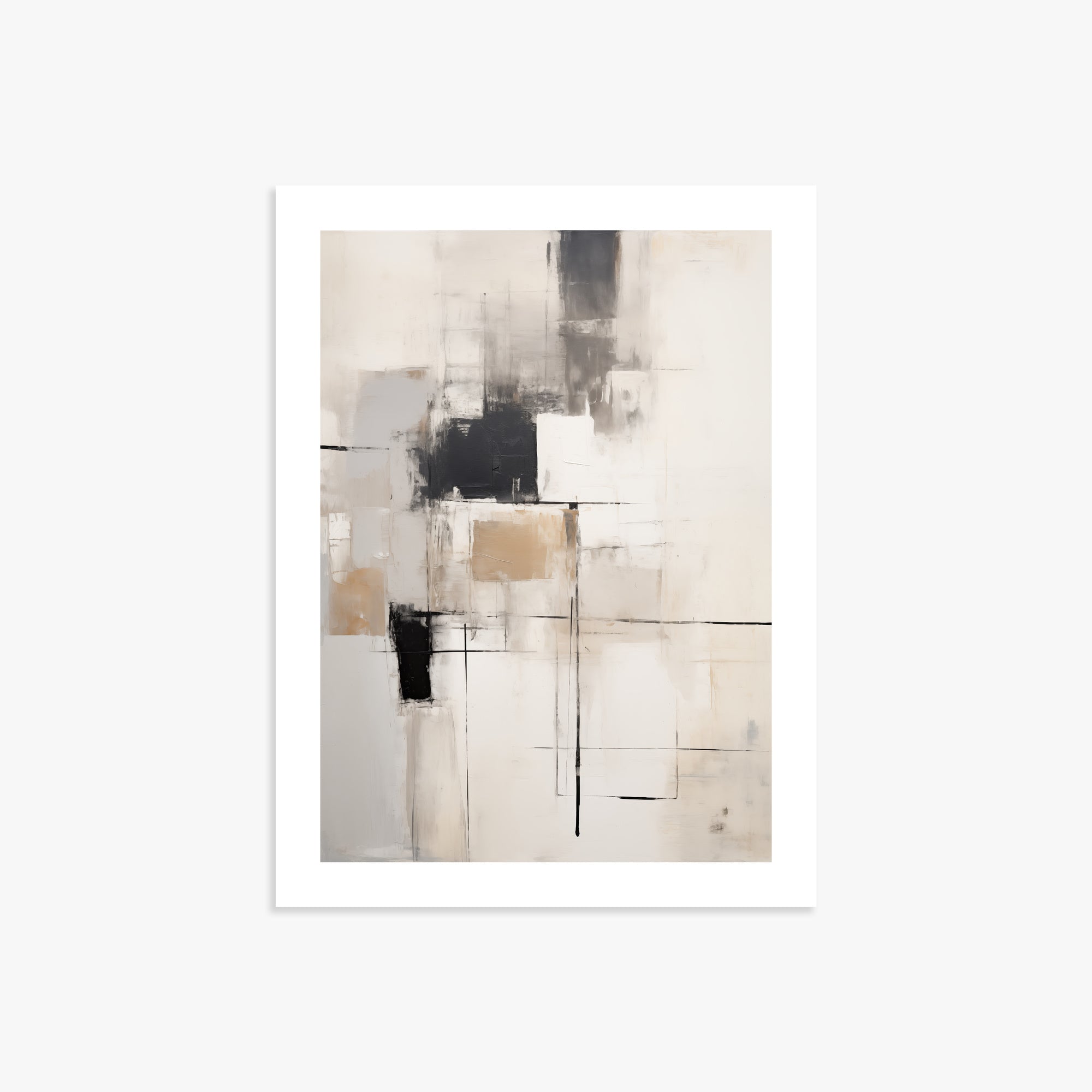 Fractured Grid, 30x40cm Printed Poster