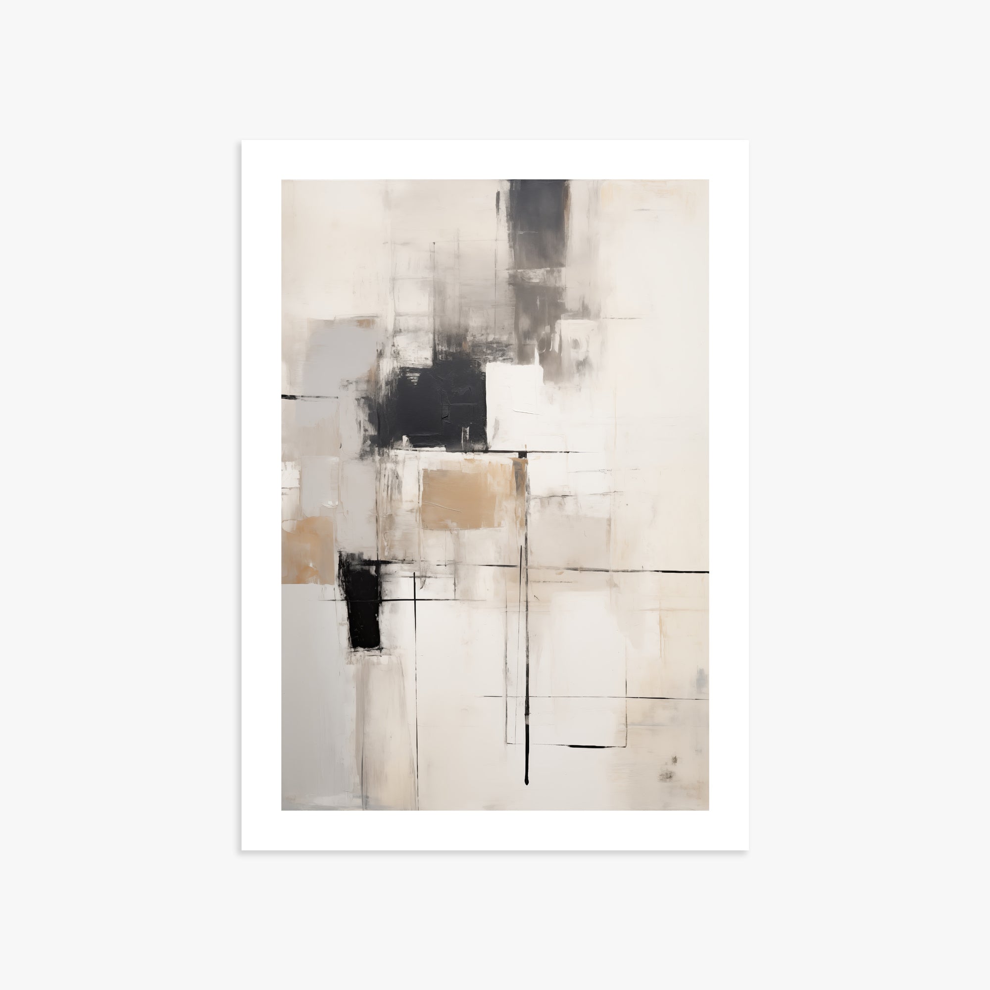 Fractured Grid, 50x70cm Printed Poster