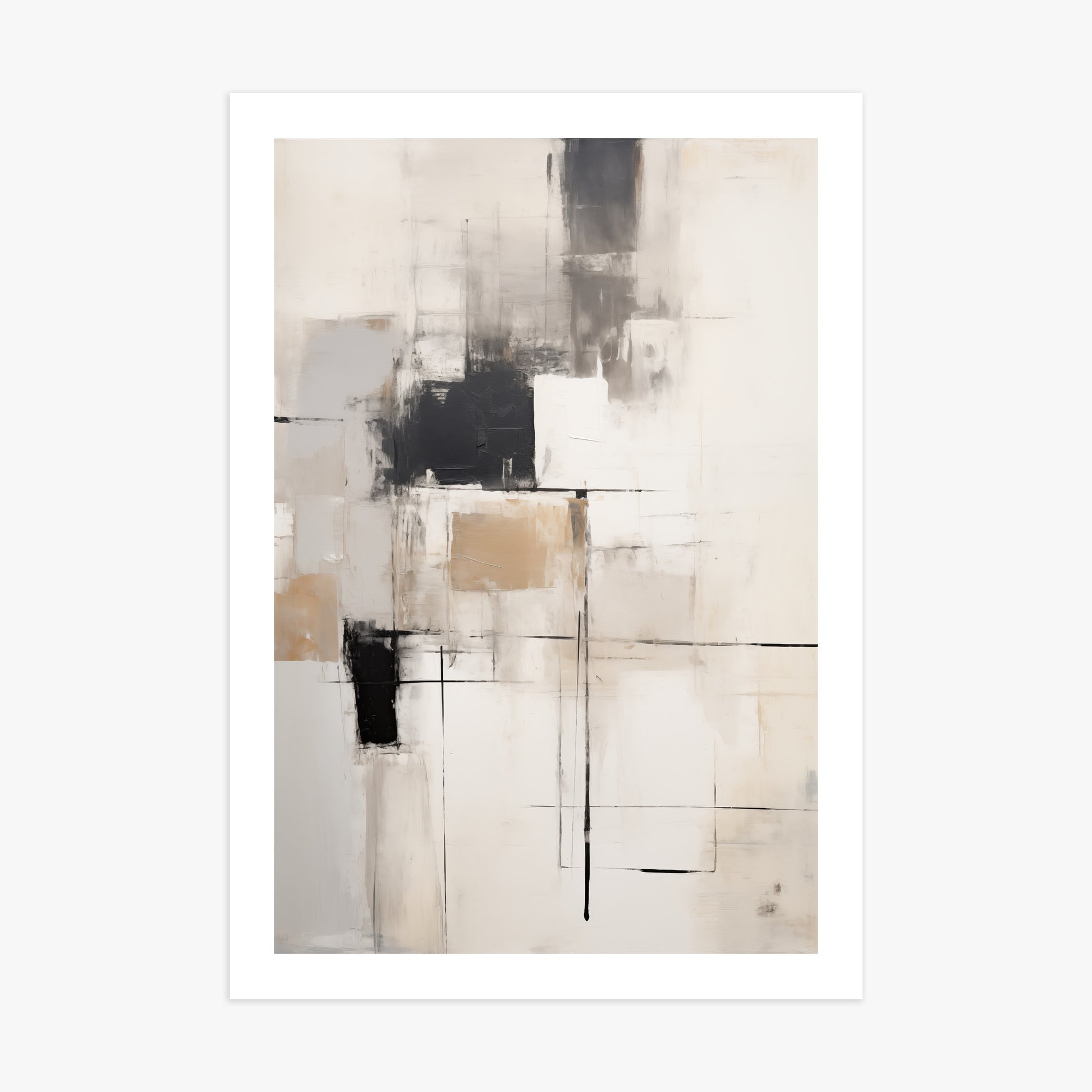 Fractured Grid, 70x100cm Printed Poster