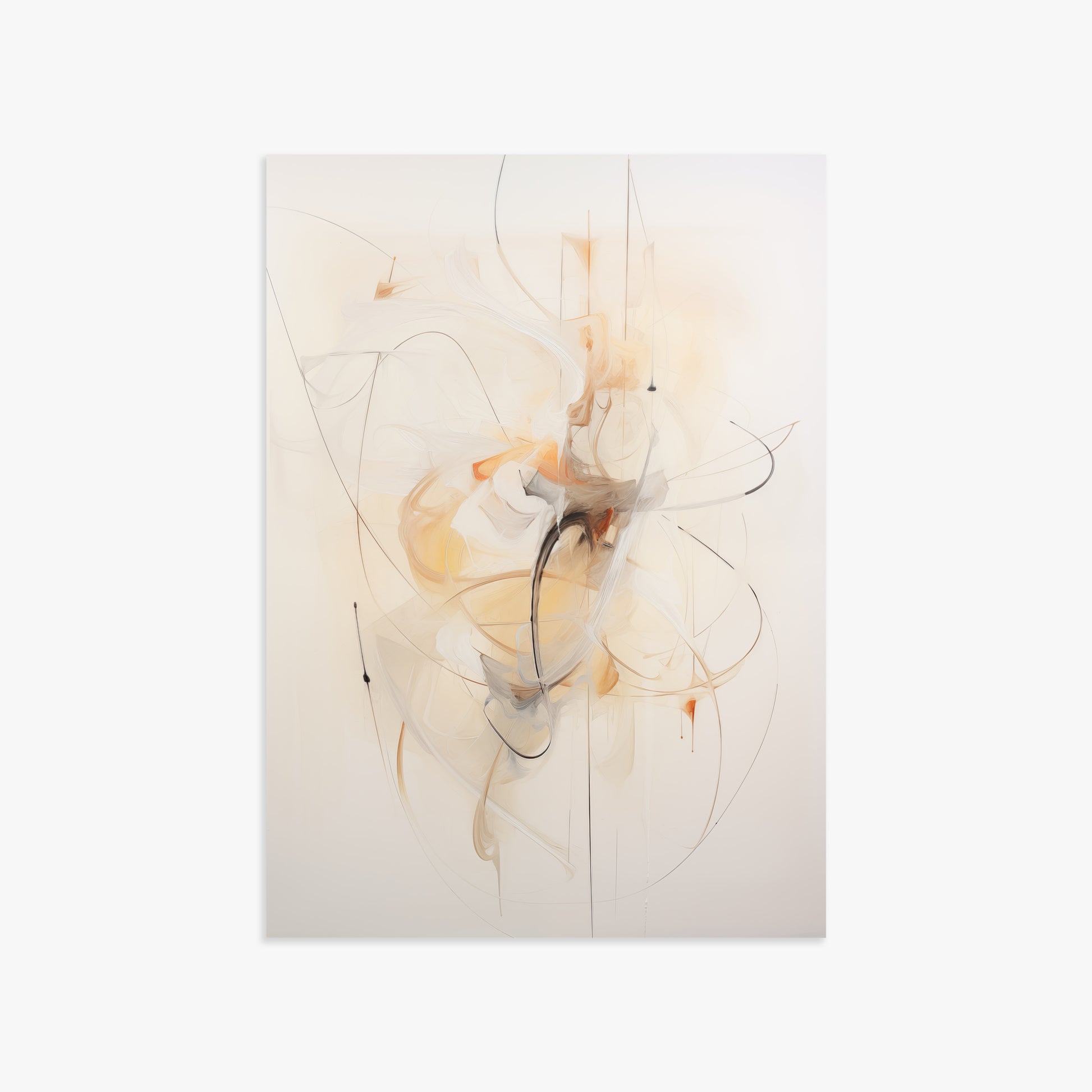 Golden Whirl, 50x70cm Poster Unframed