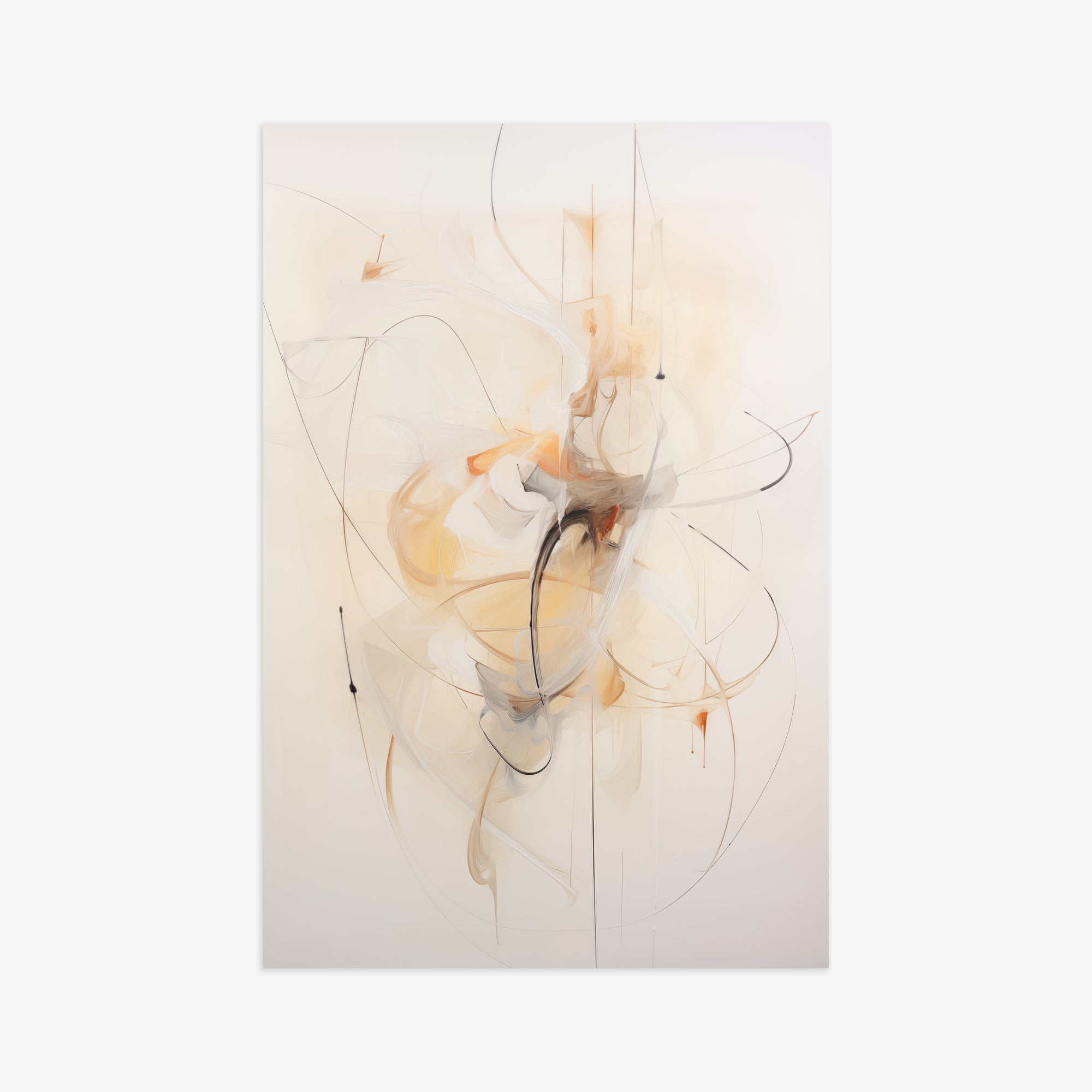 Golden Whirl, 61x91cm Poster Unframed