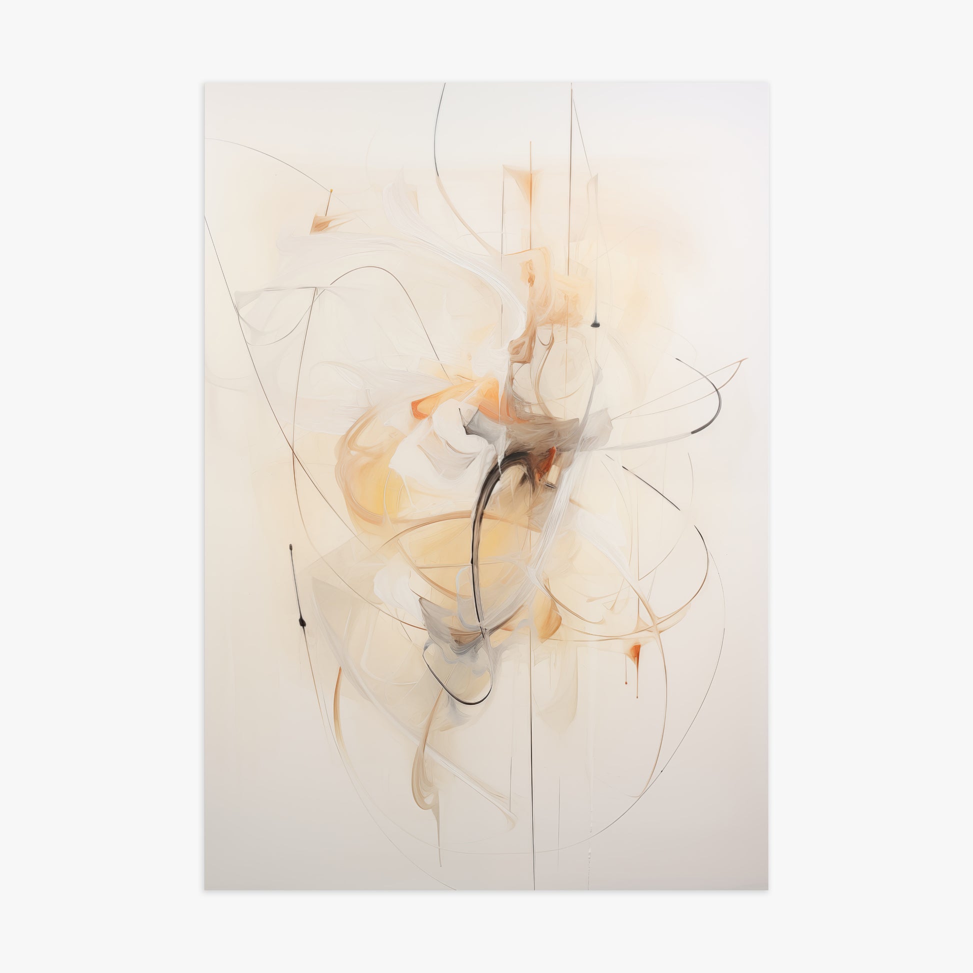 Golden Whirl, 70x100cm Poster Unframed
