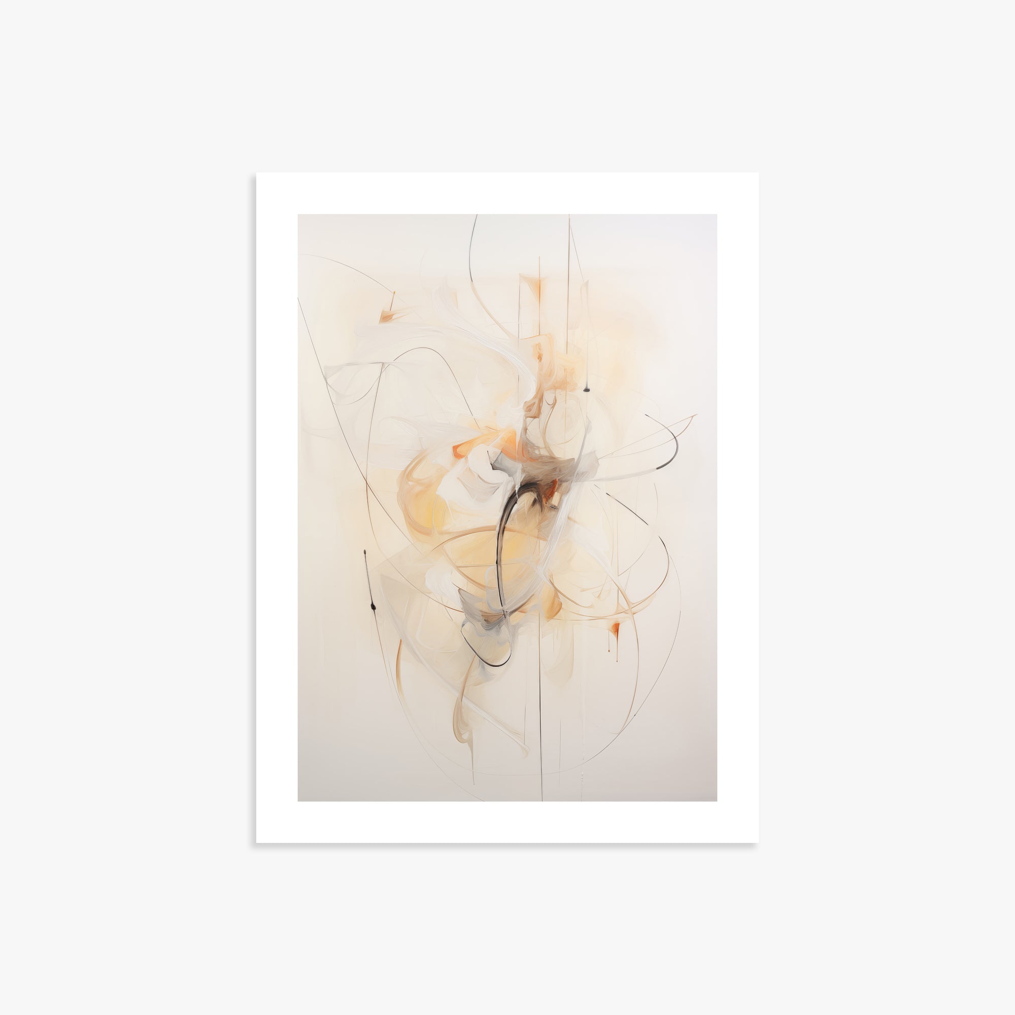 Golden Whirl, 30x40cm Printed Poster
