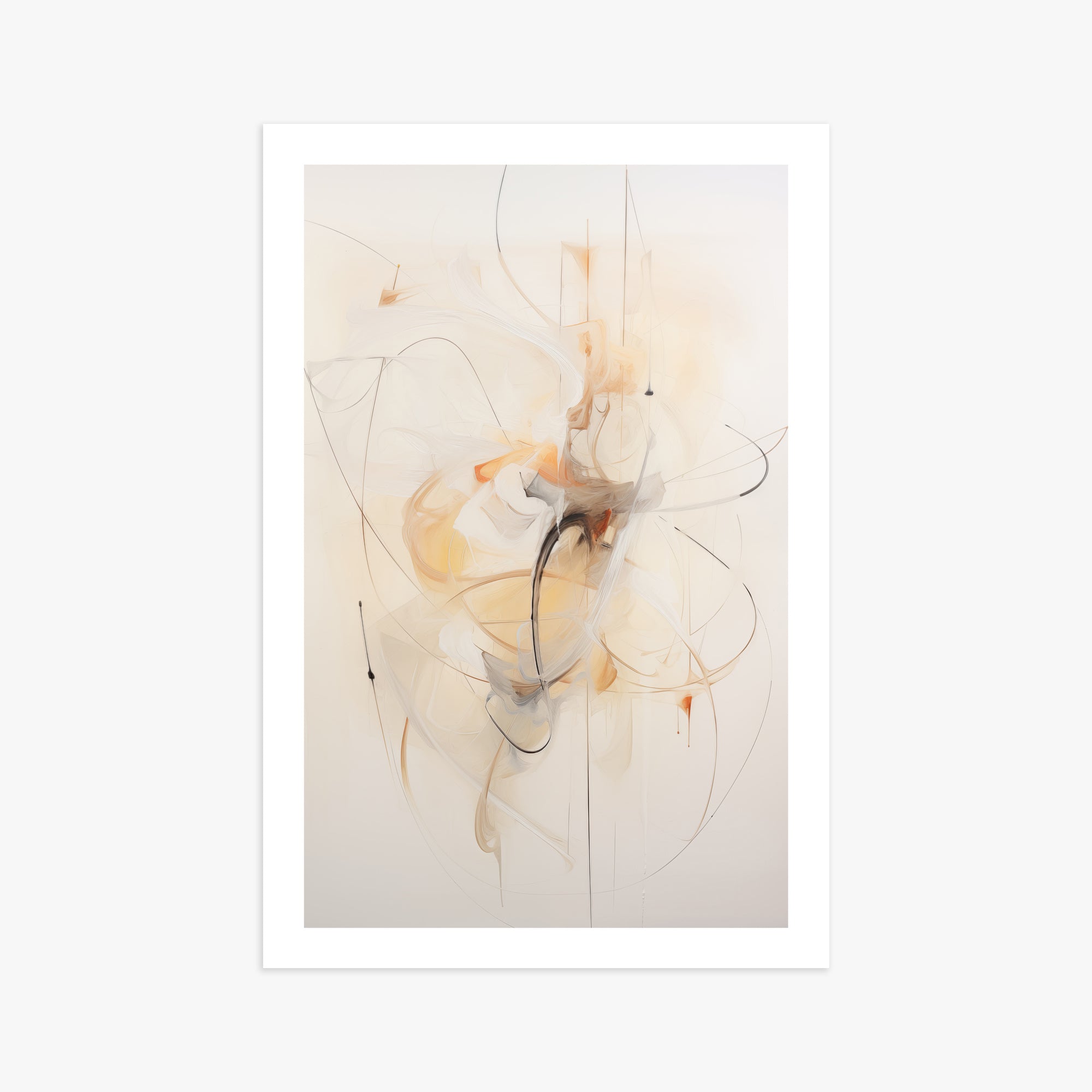Golden Whirl, 61x91cm Printed Poster