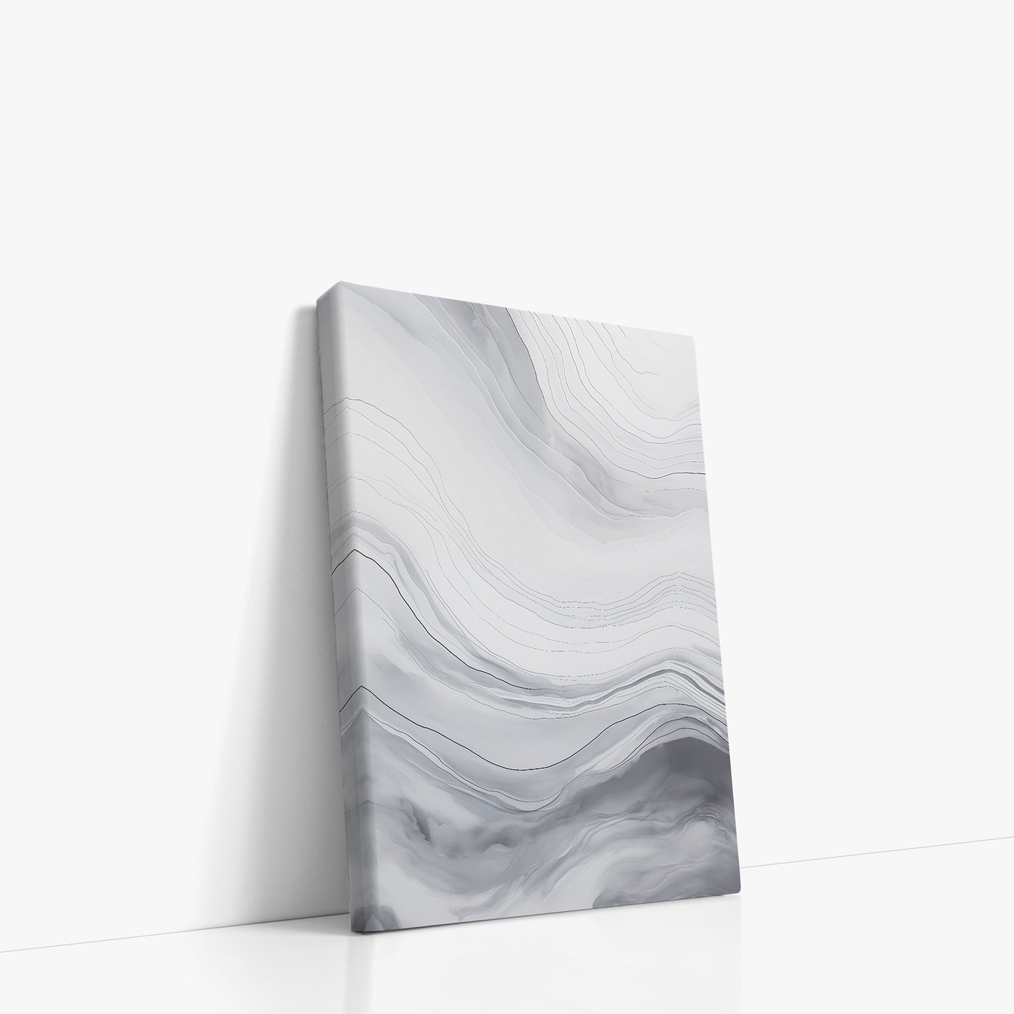 Silver Serene Waves