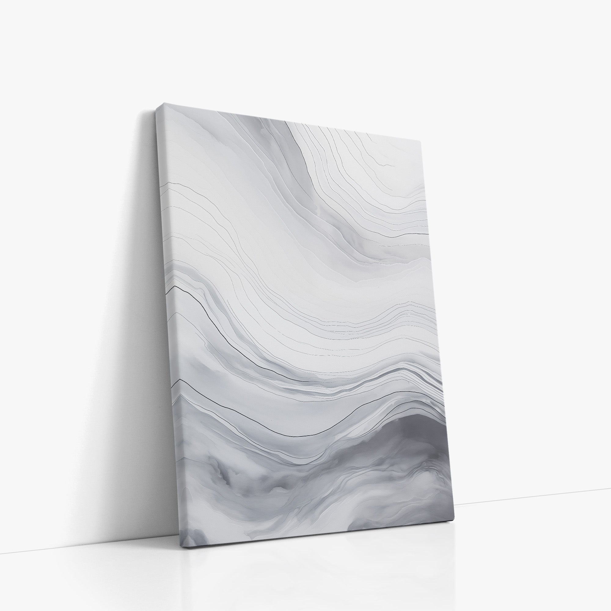 Silver Serene Waves