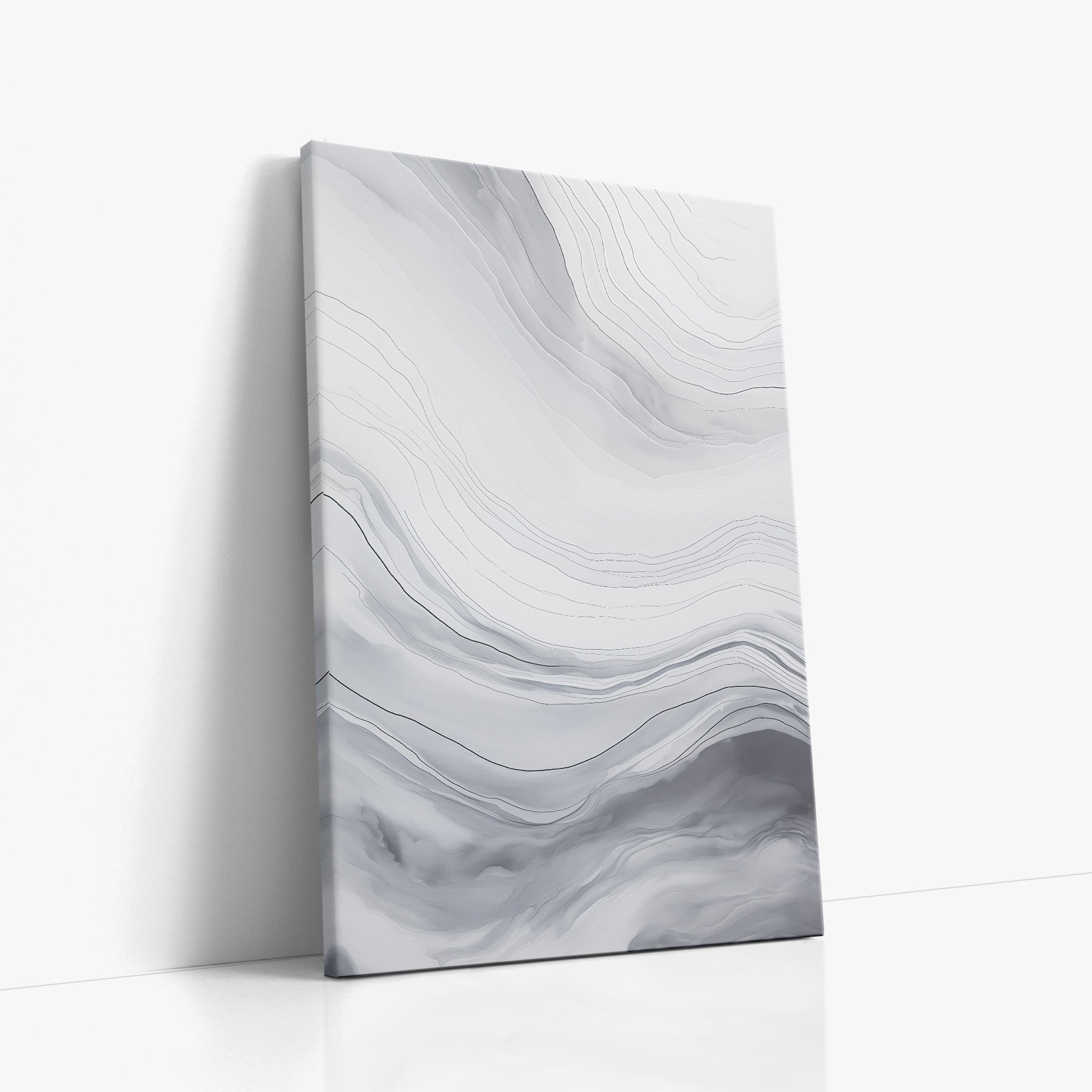 Silver Serene Waves
