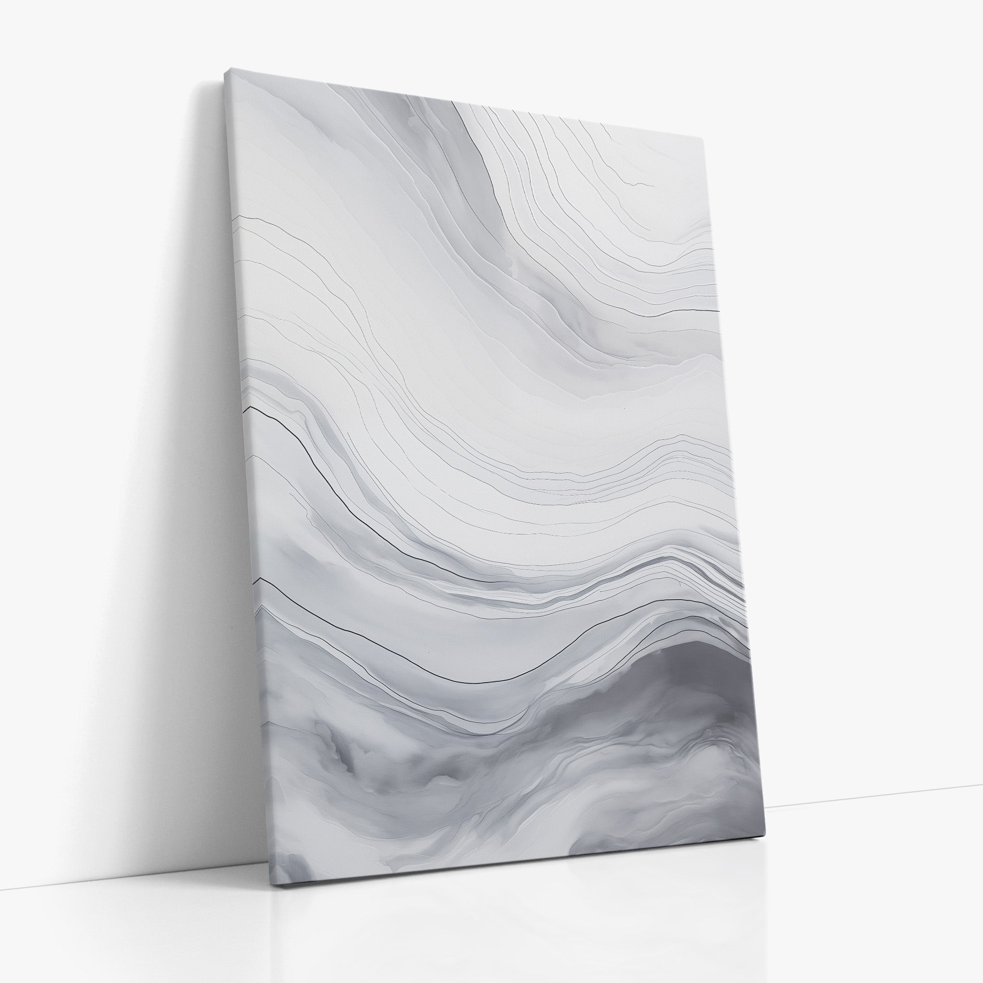Silver Serene Waves