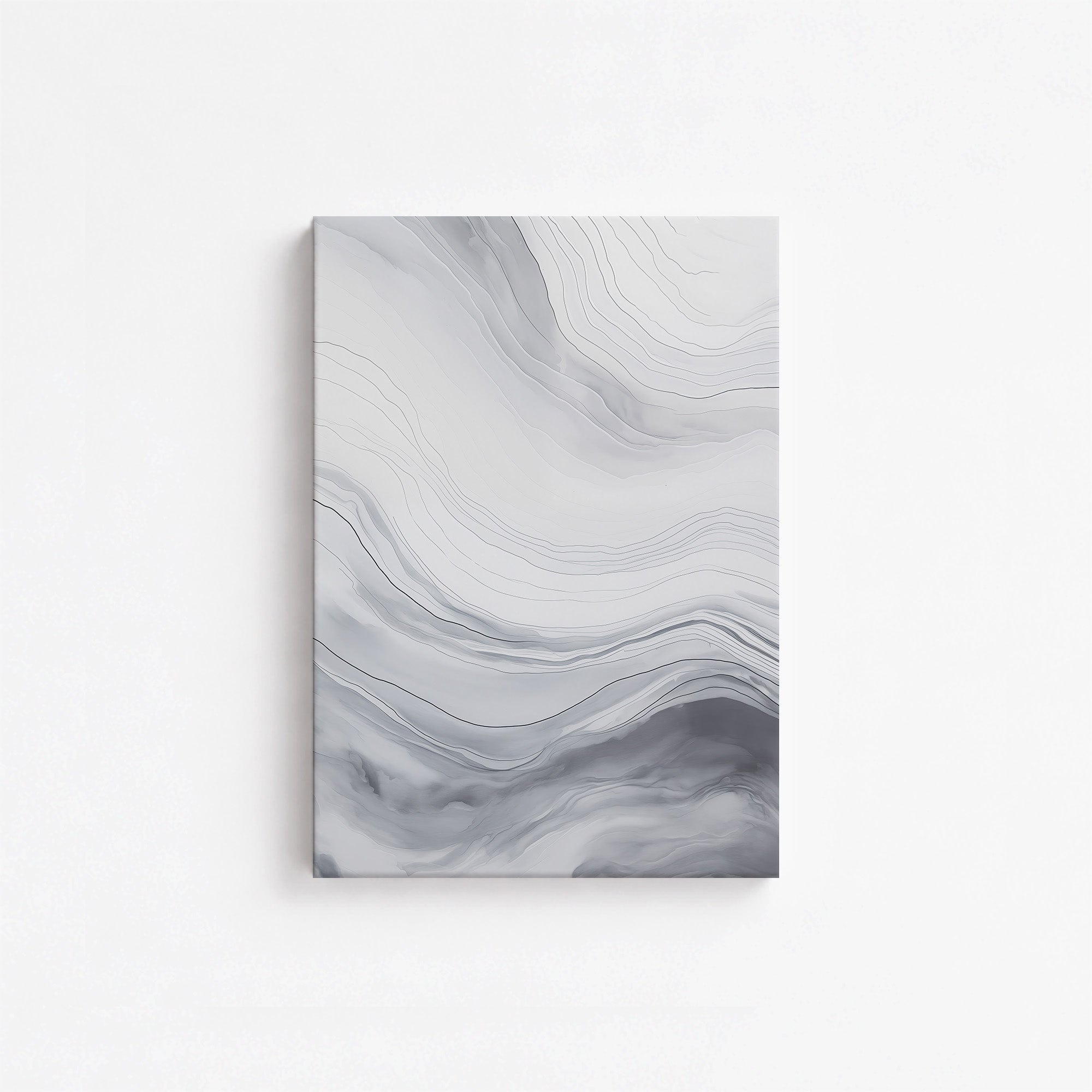 Silver Serene Waves