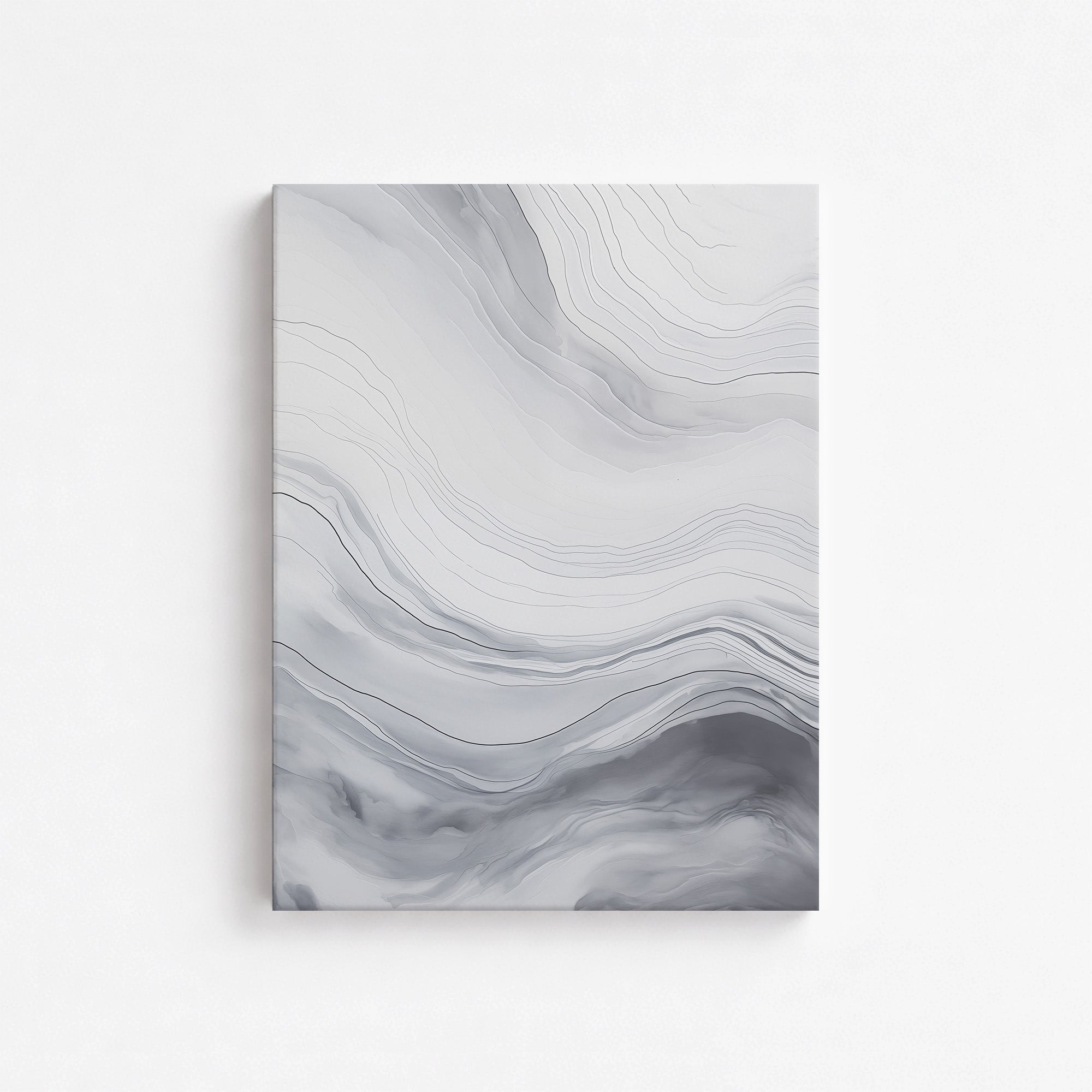 Silver Serene Waves