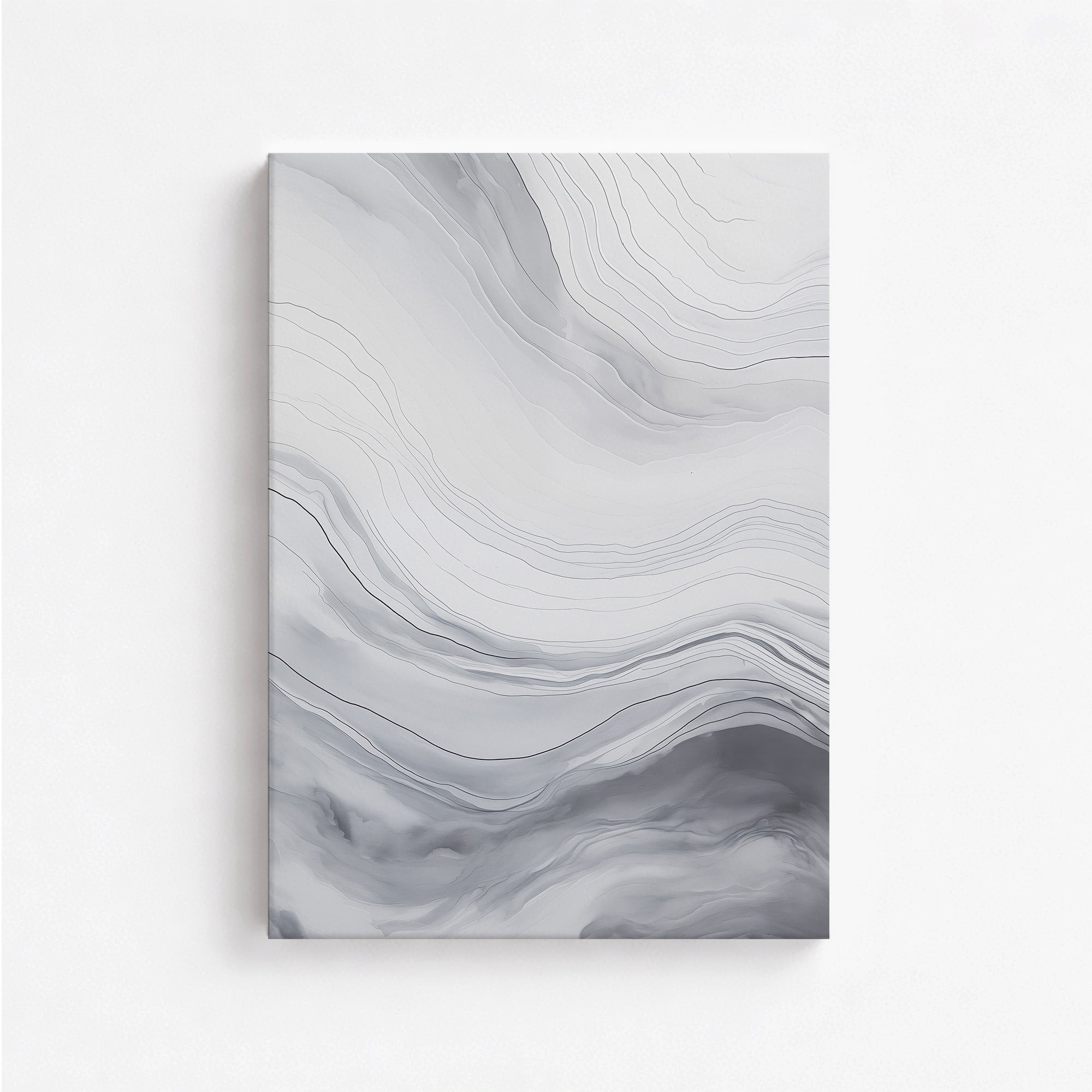 Silver Serene Waves