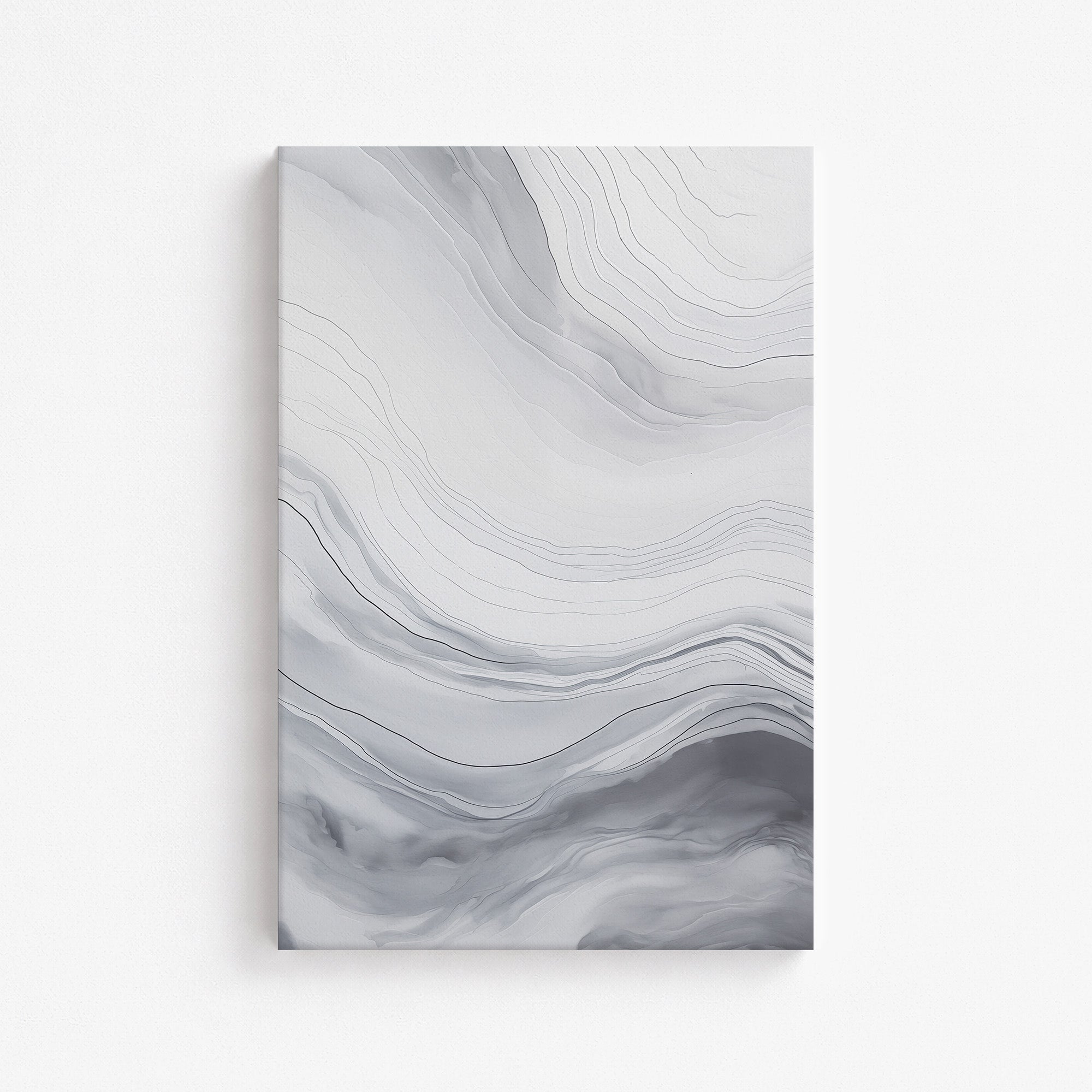 Silver Serene Waves