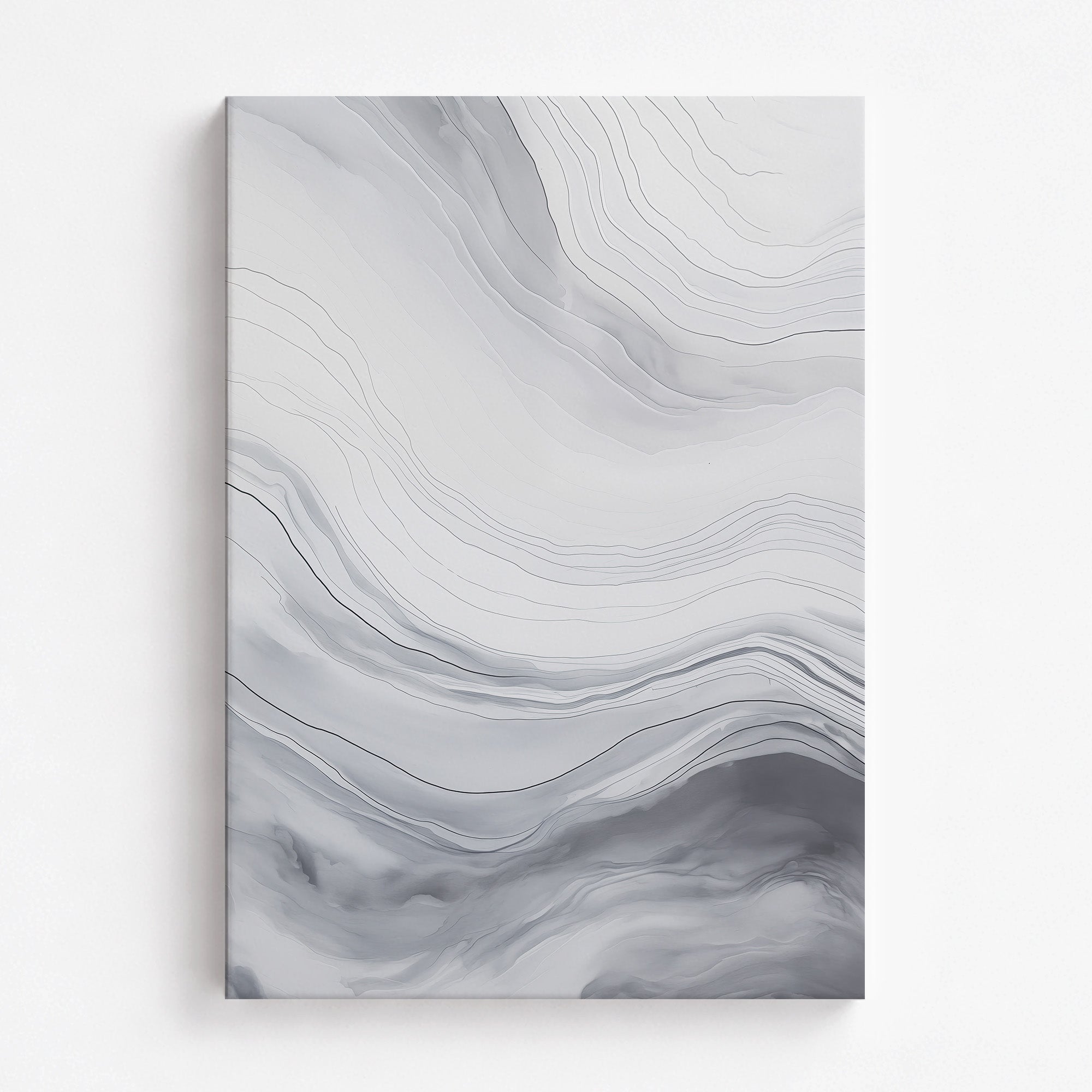 Silver Serene Waves
