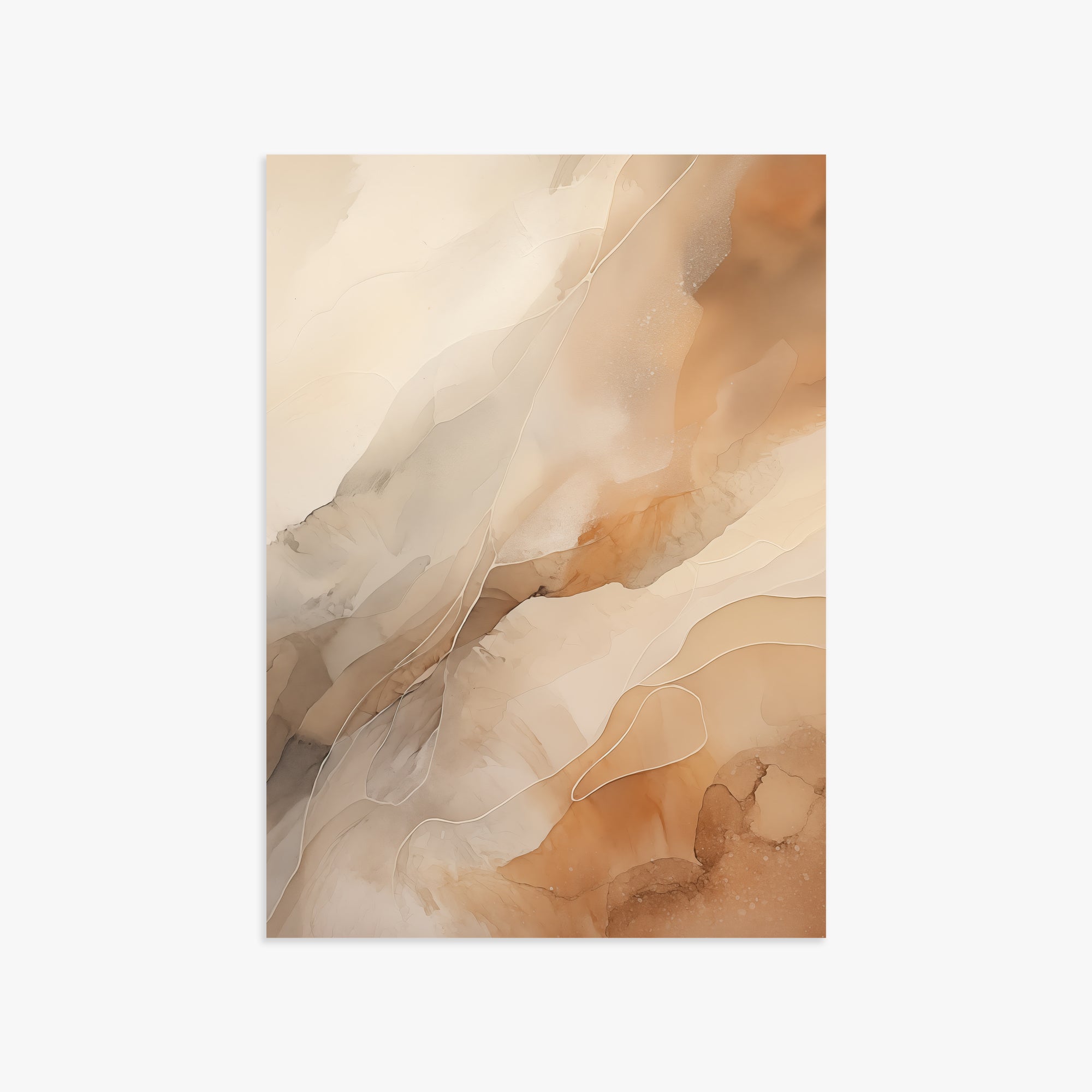 Earthen Flow, 50x70cm Poster Unframed