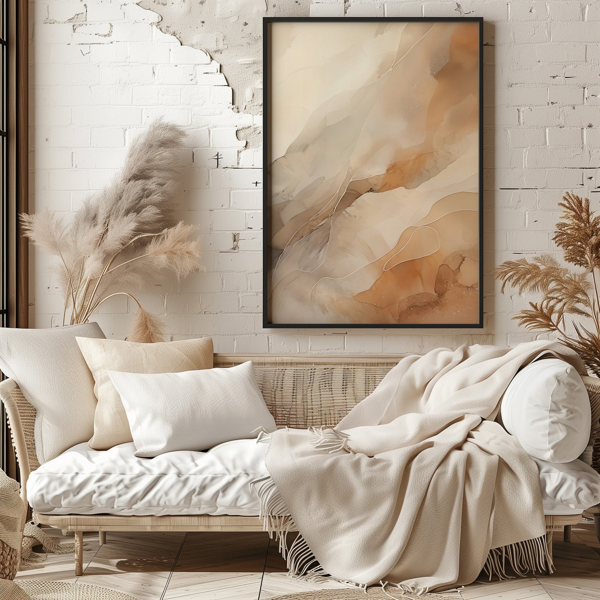 Design Concept No. 29 for Earthen Flow Modern Poster Art