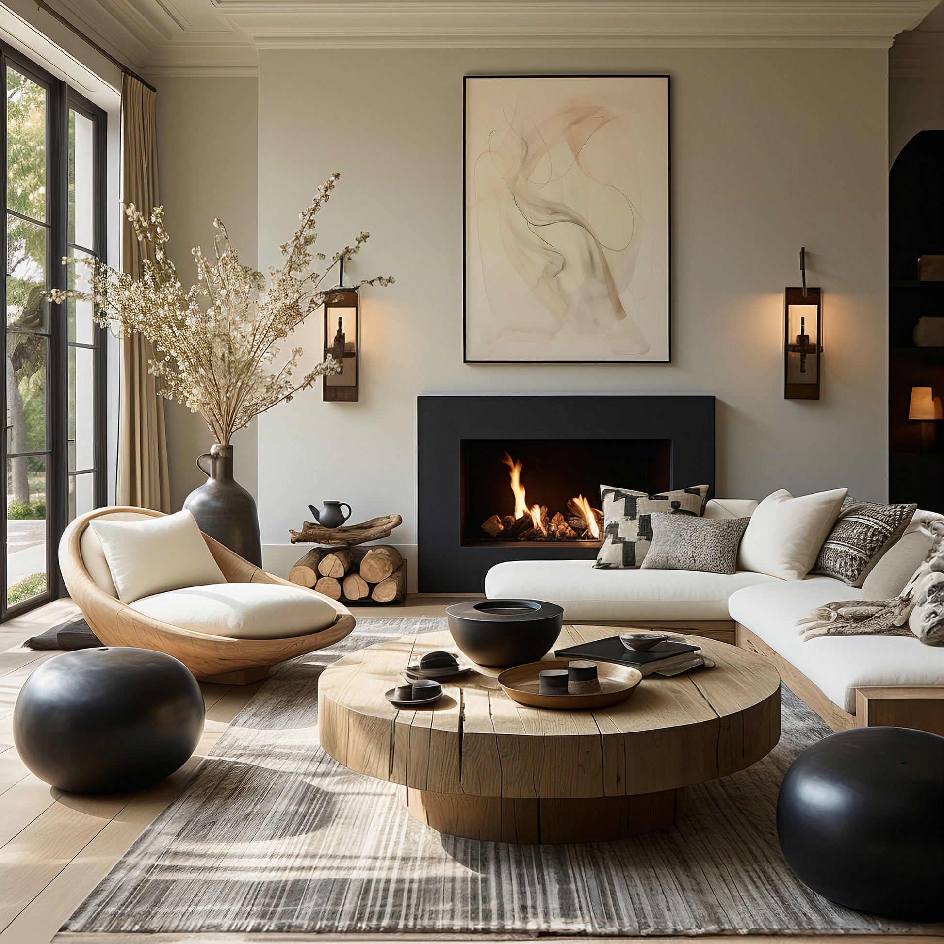 Design Concept No. 39 for Falling Silk Modern Poster Art