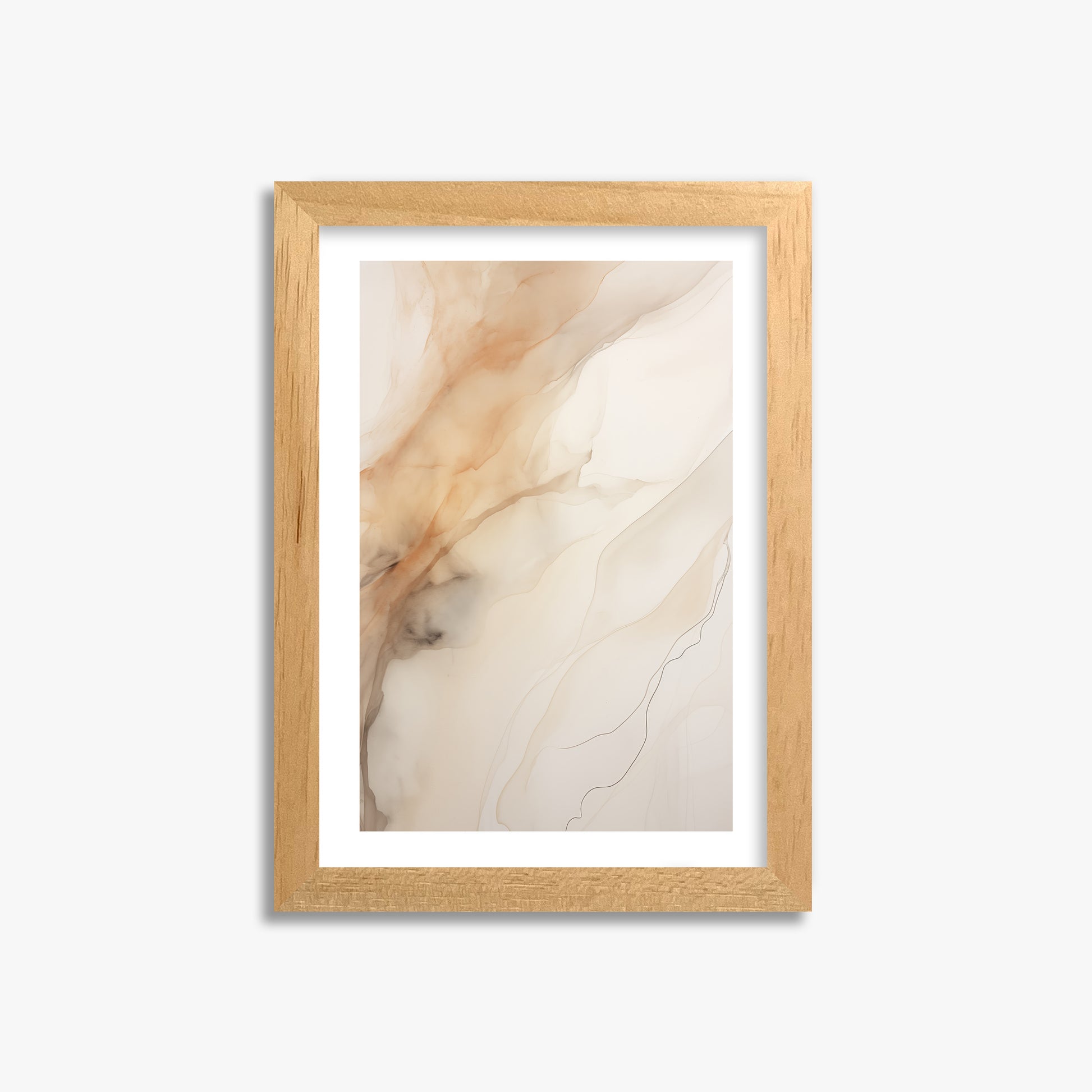 Amber Stream, 21x30cm Oak Framed Art Reproduction
