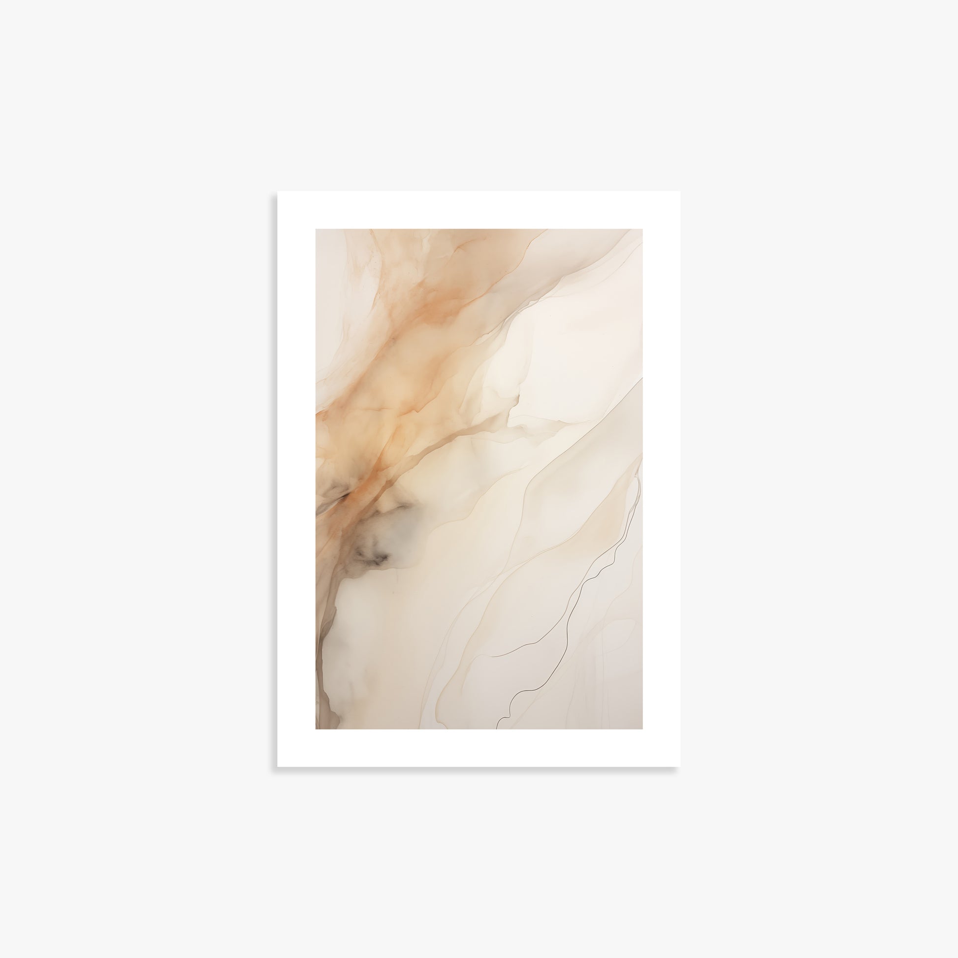 Amber Stream, 21x30cm Printed Poster