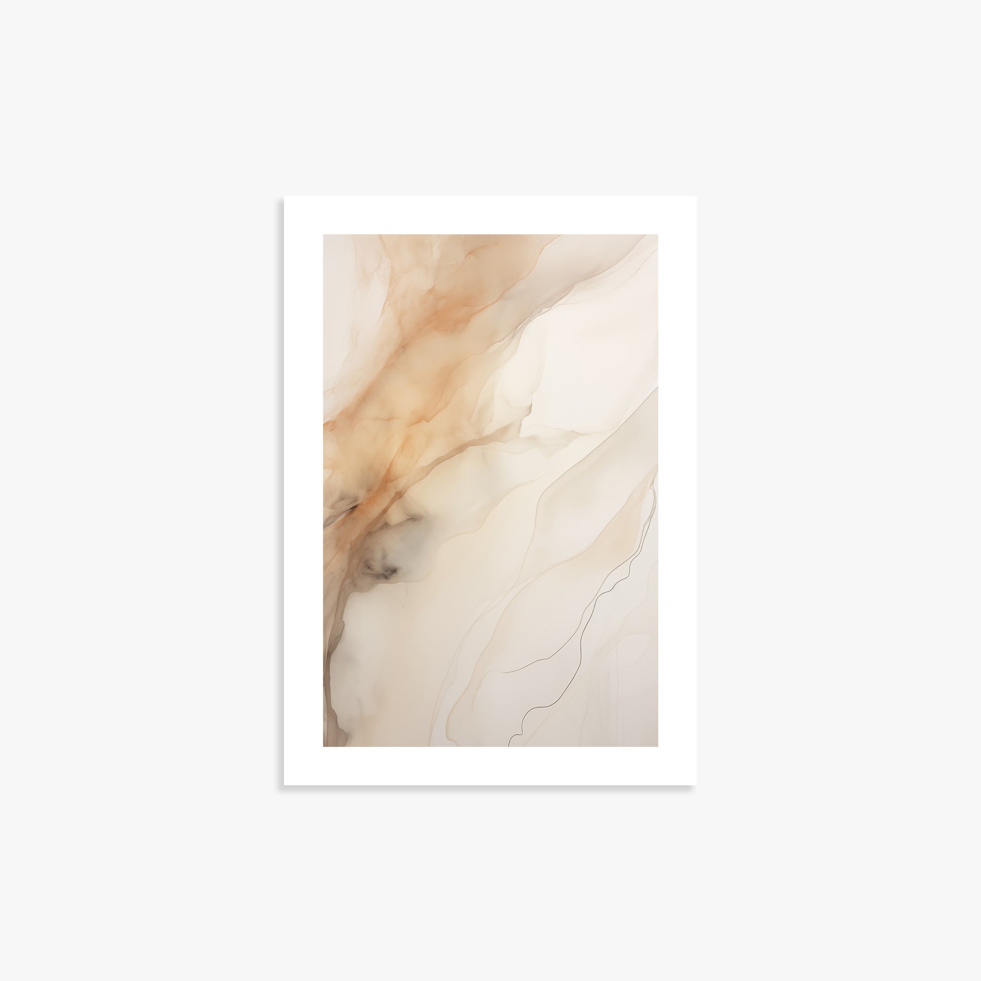 Amber Stream, 21x30cm Printed Poster