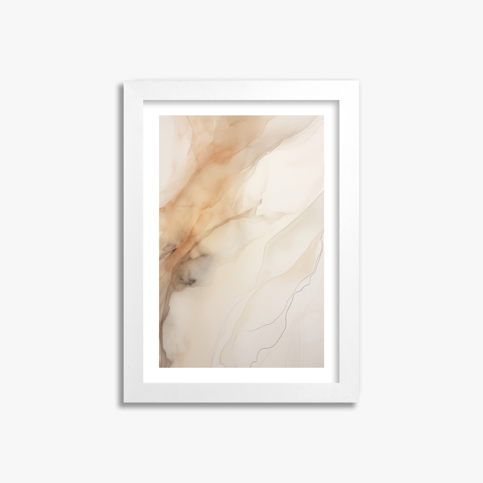 Amber Stream, 21x30cm Whitek Framed Art Reproduction