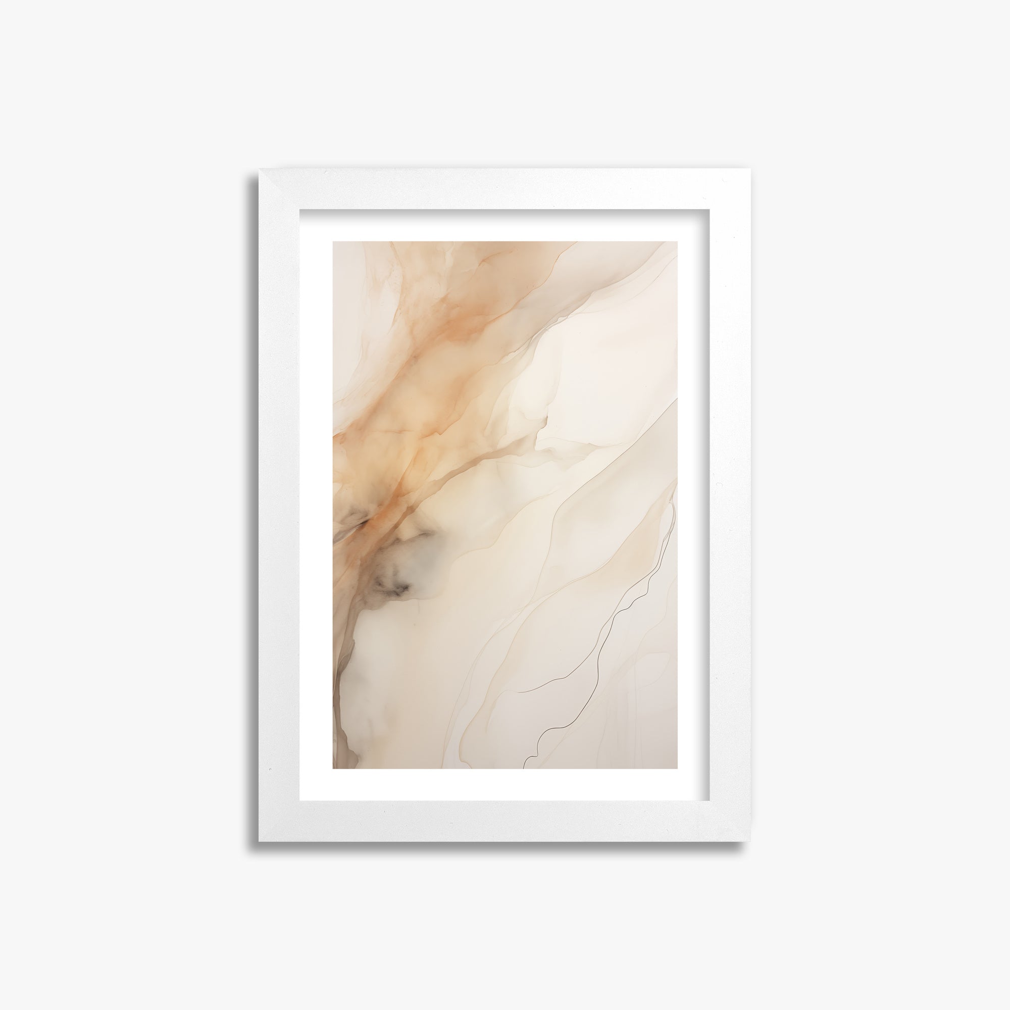 Amber Stream, 21x30cm Whitek Framed Art Reproduction
