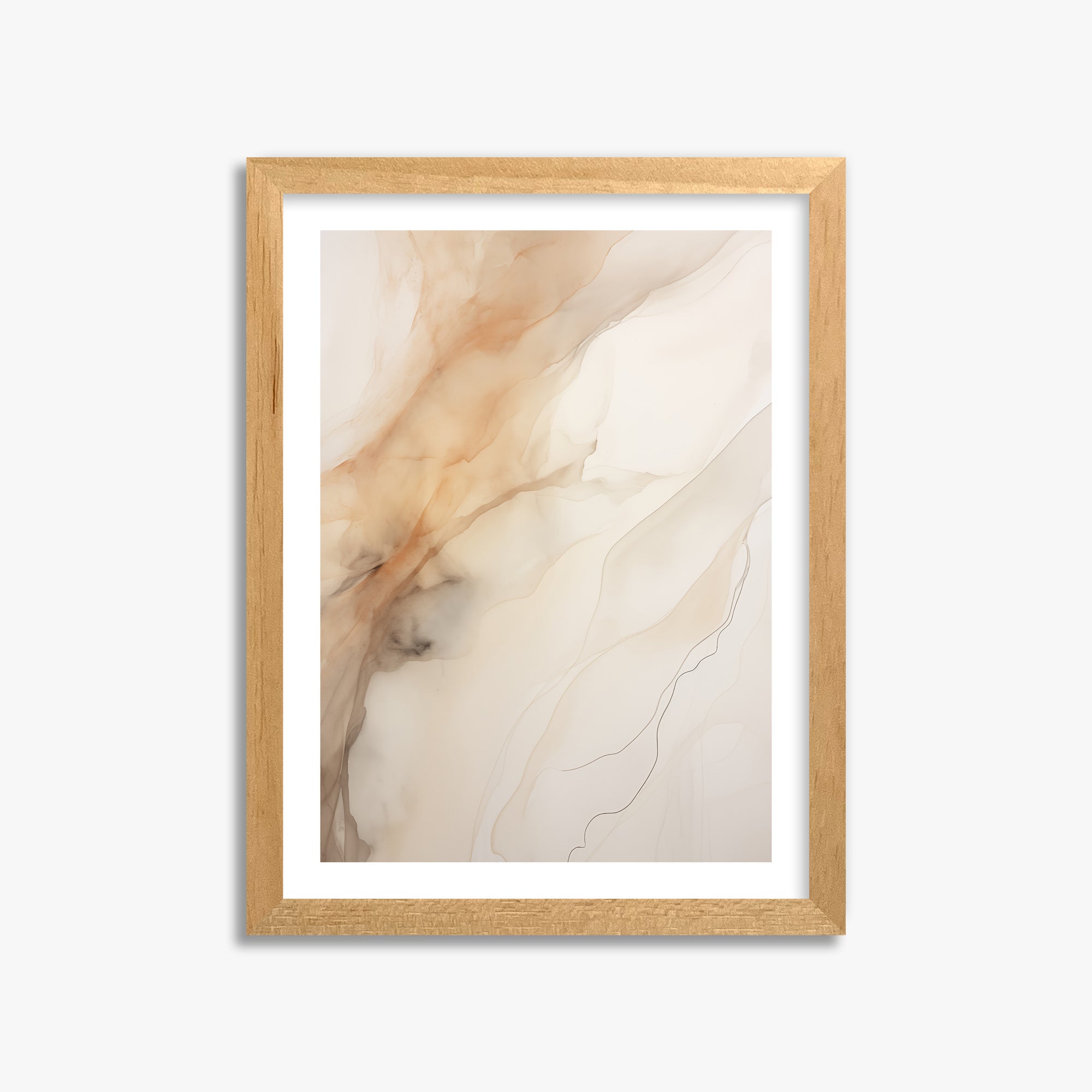Amber Stream, 30x40cm Oak Framed Art Reproduction