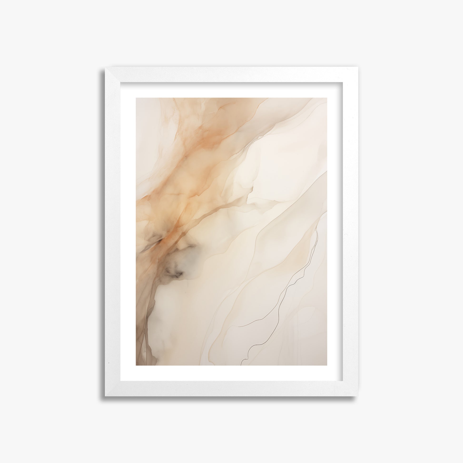 Amber Stream, 30x40cm Whitek Framed Art Reproduction