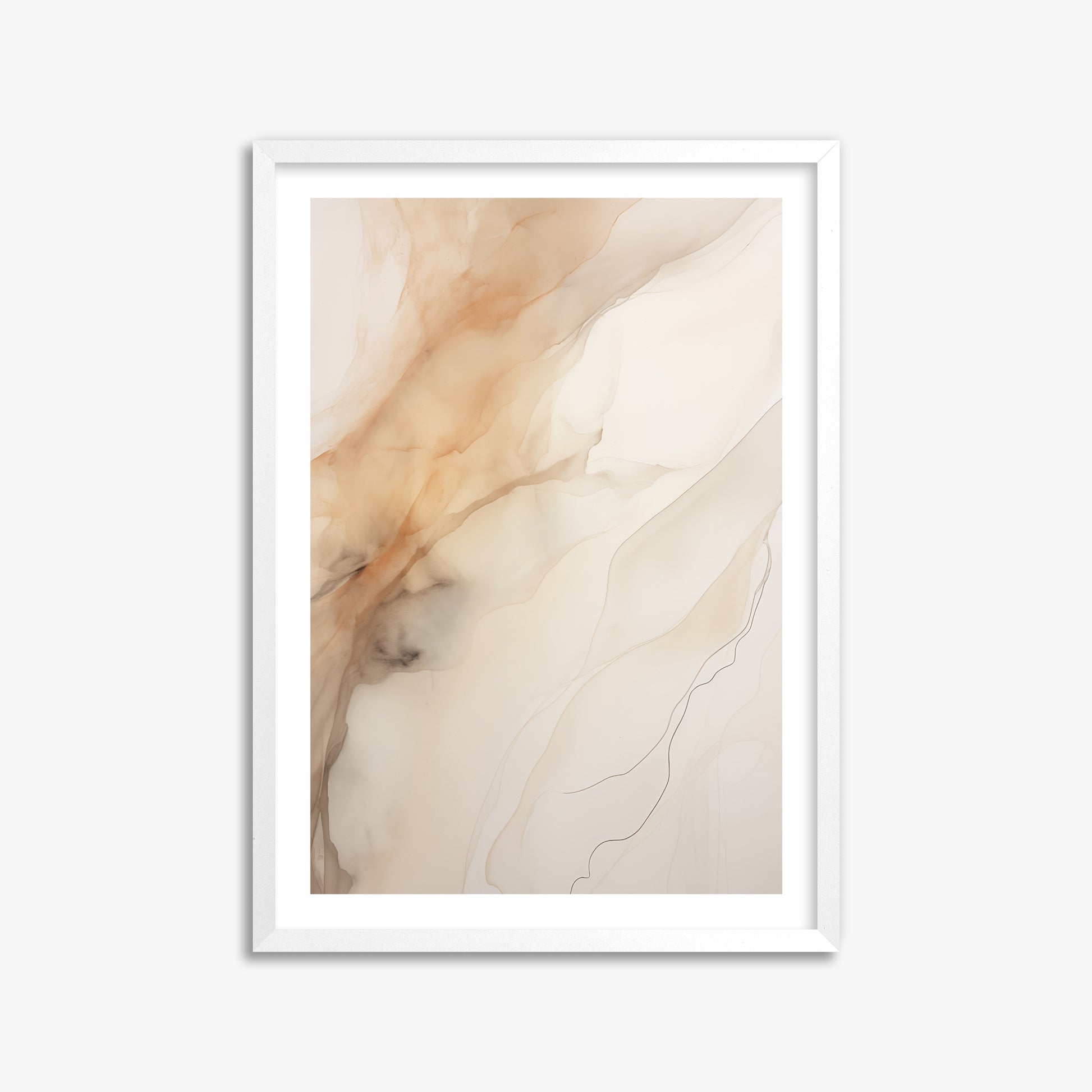 Amber Stream, 50x70cm Whitek Framed Art Reproduction