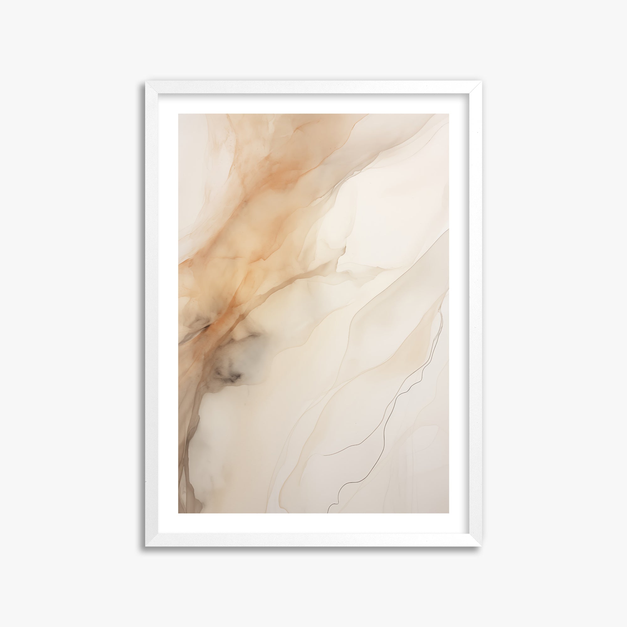Amber Stream, 50x70cm Whitek Framed Art Reproduction