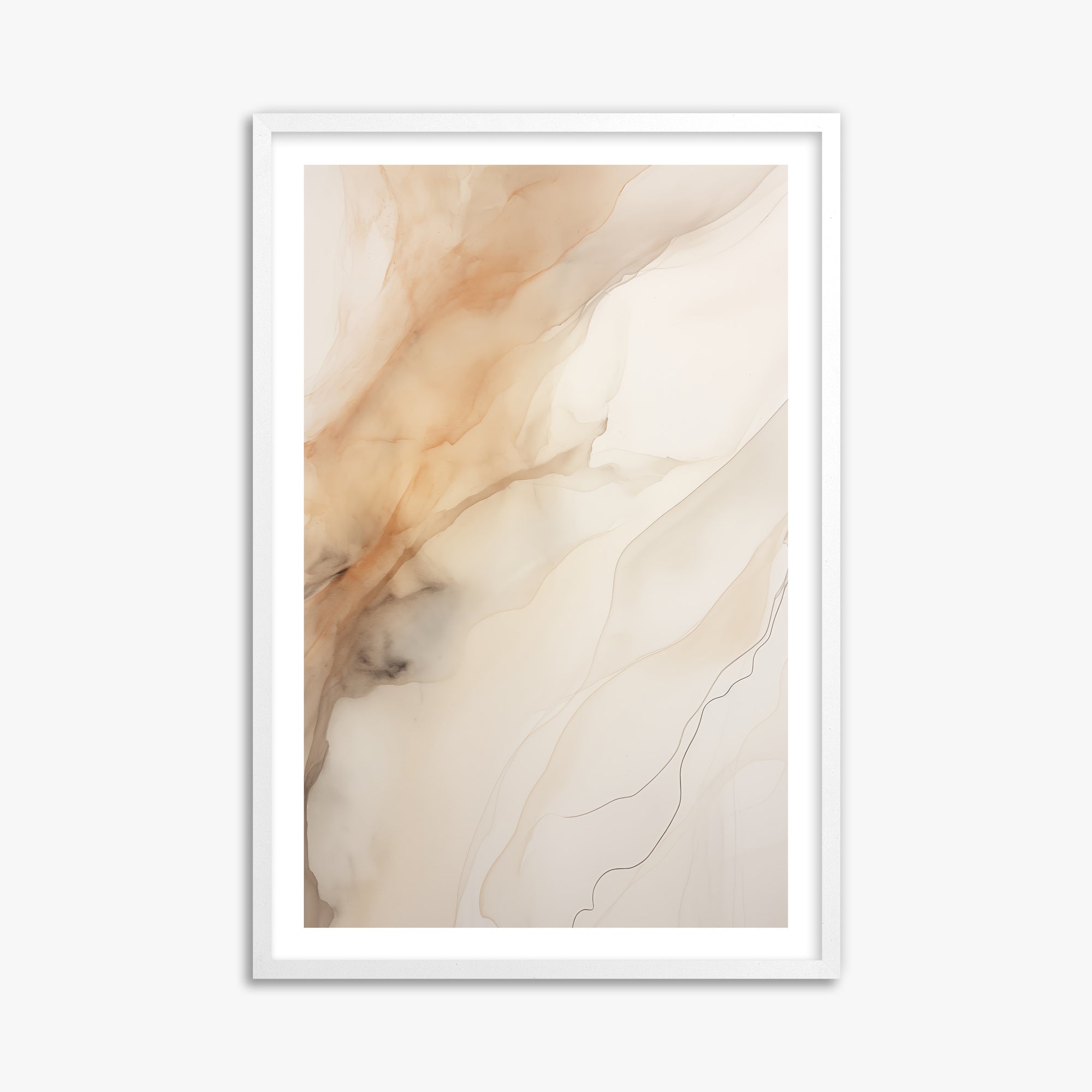 Amber Stream, 61x91cm Whitek Framed Art Reproduction