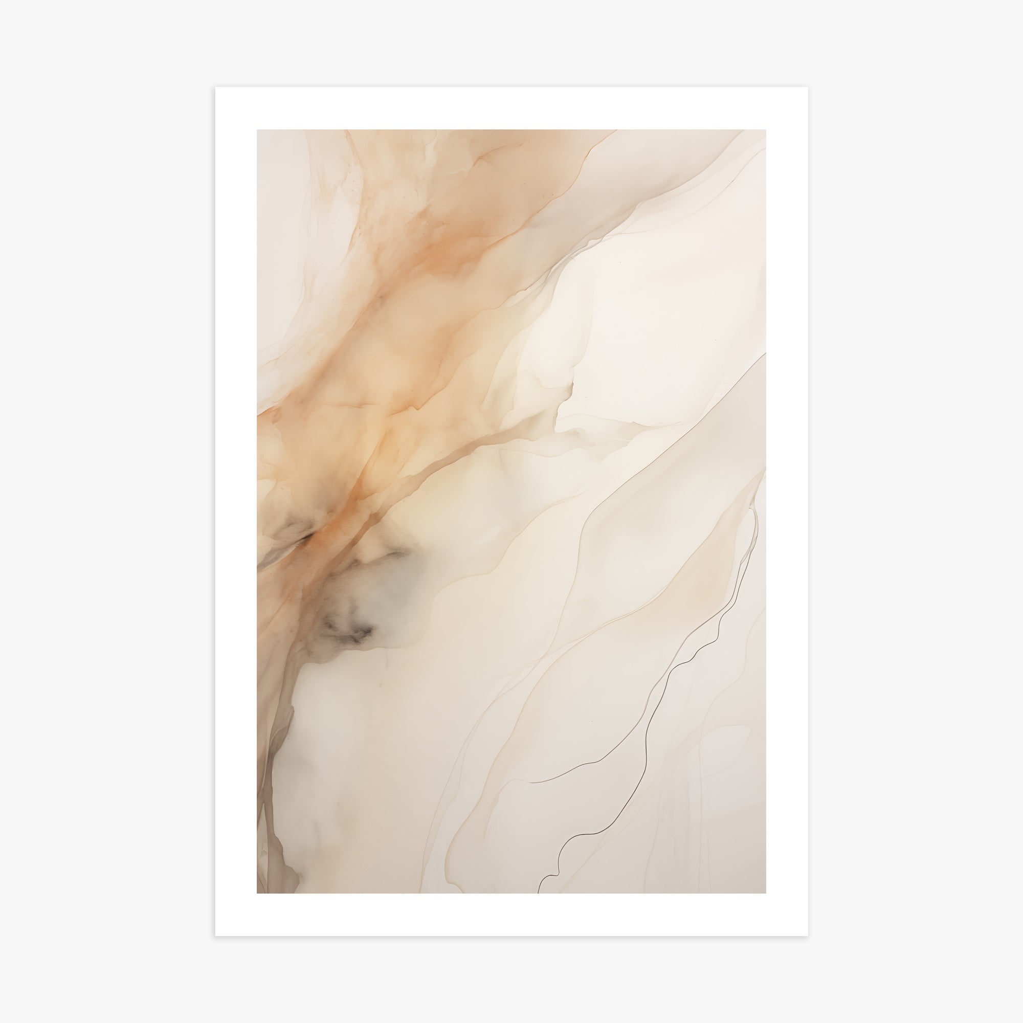 Amber Stream, 70x100cm Printed Poster