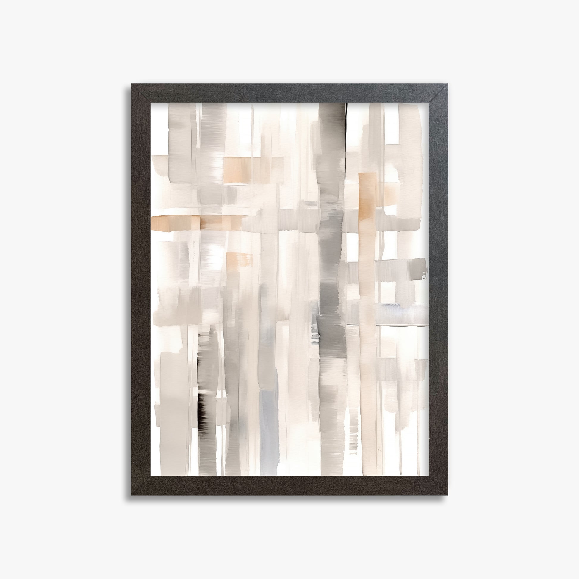 Woven Light, 30x40cm Framed Poster With Espresso Frame