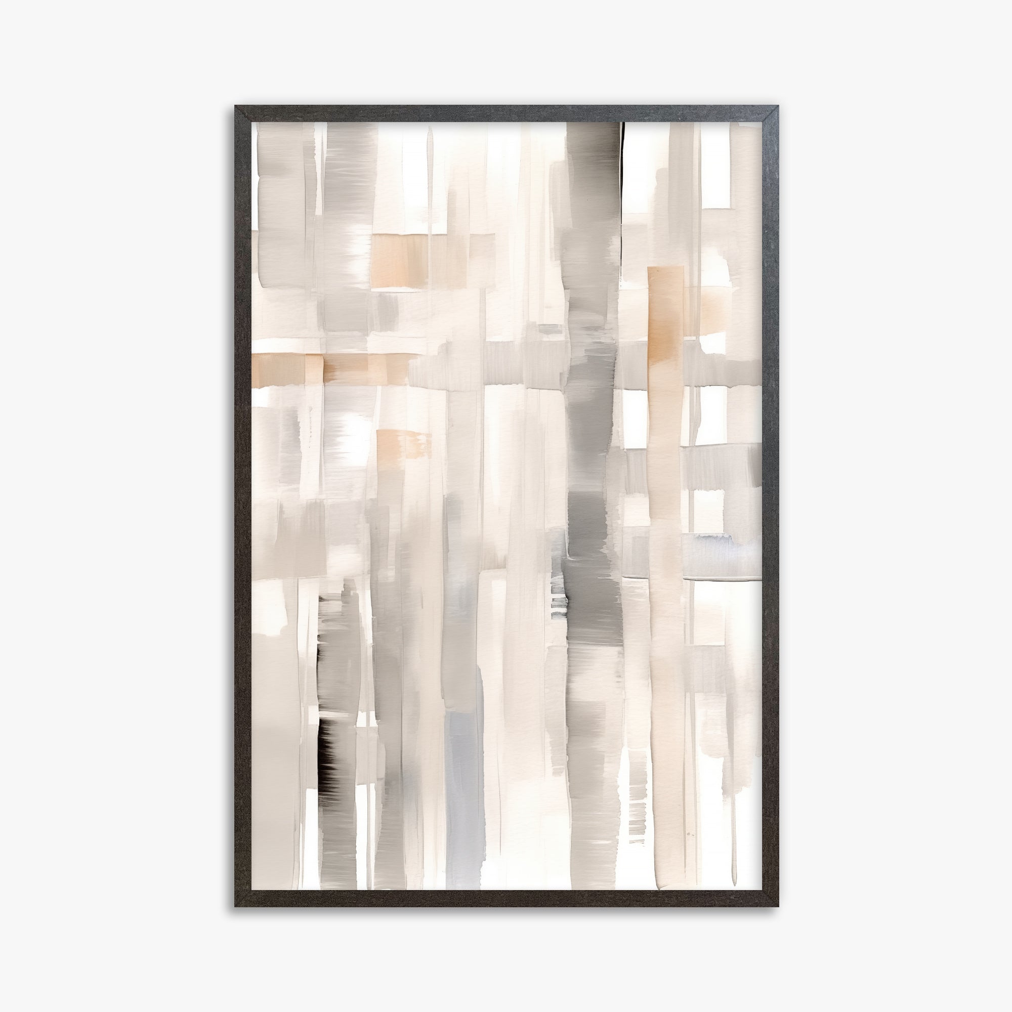Woven Light, 61x91cm Framed Poster With Espresso Frame