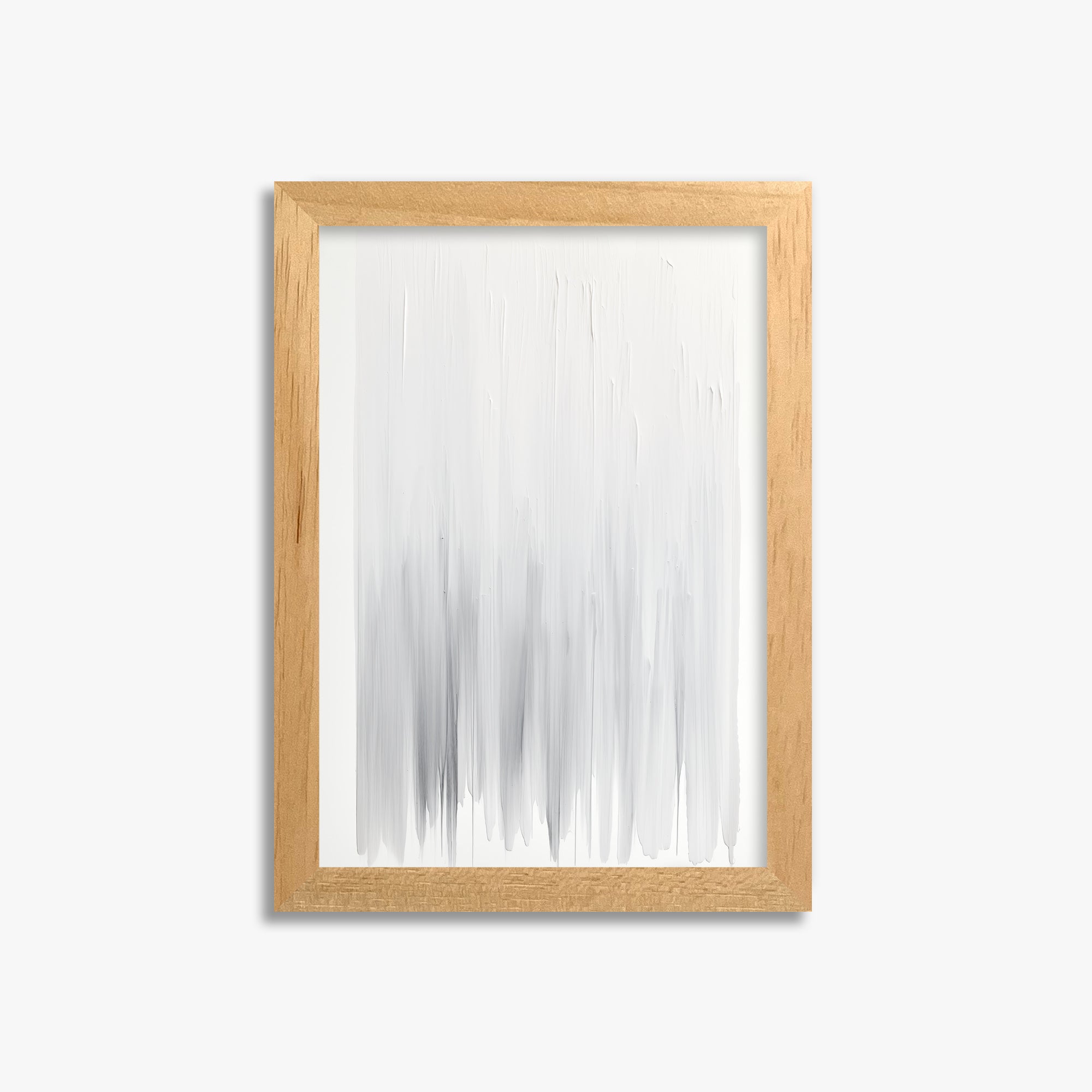 Cascade Veil, 21x30cm Framed Poster With Oak Frame