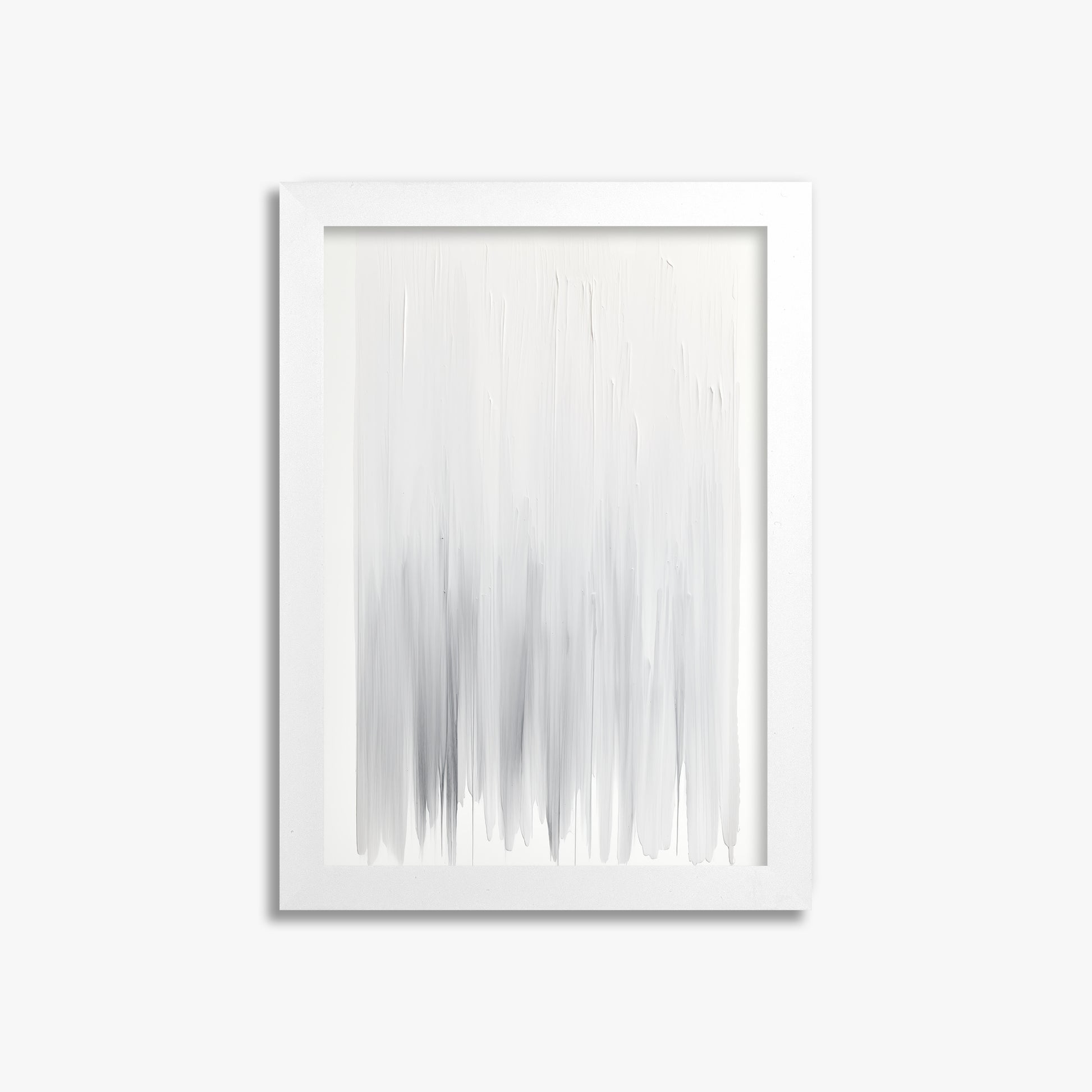 Cascade Veil, 21x30cm Framed Poster With White Frame