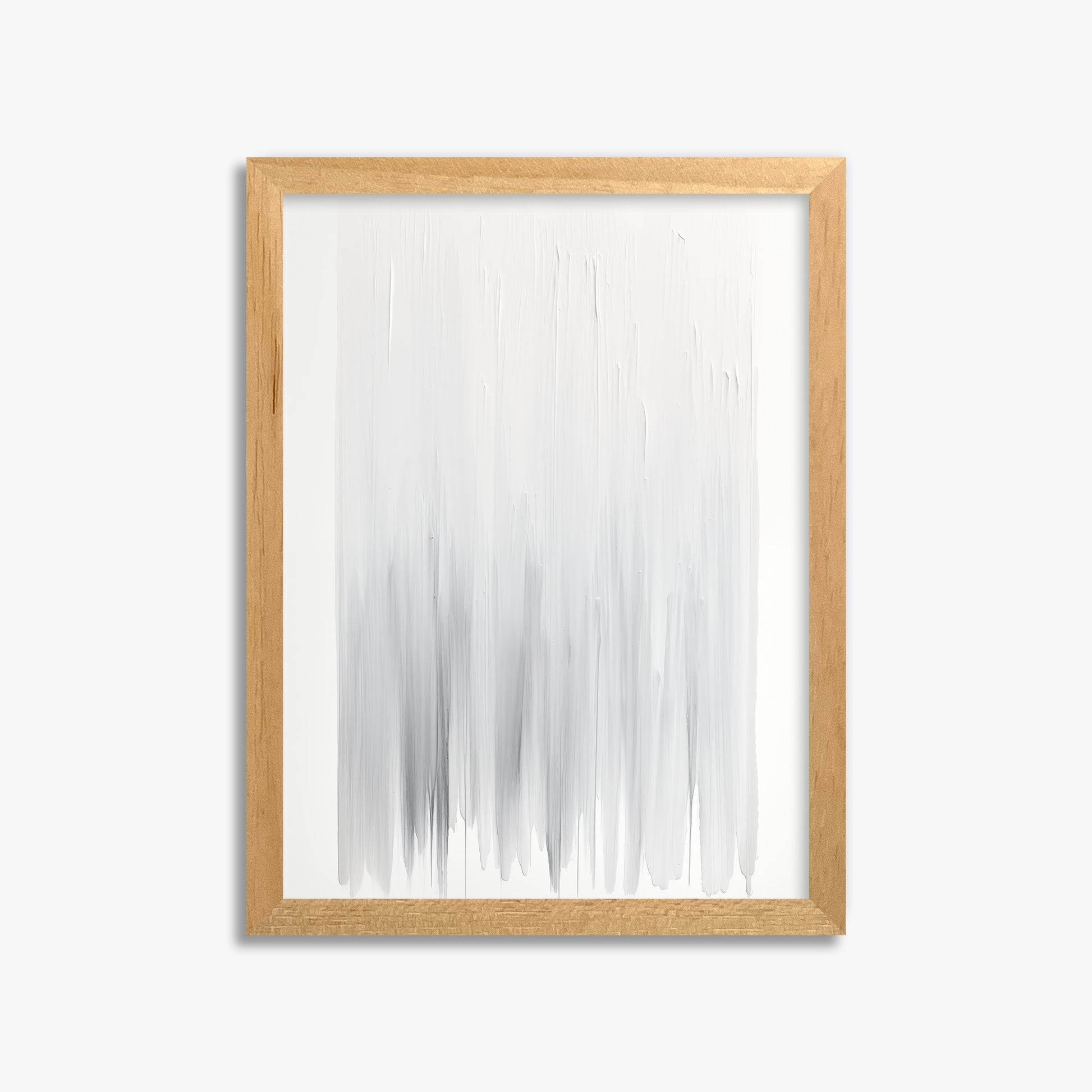 Cascade Veil, 30x40cm Framed Poster With Oak Frame
