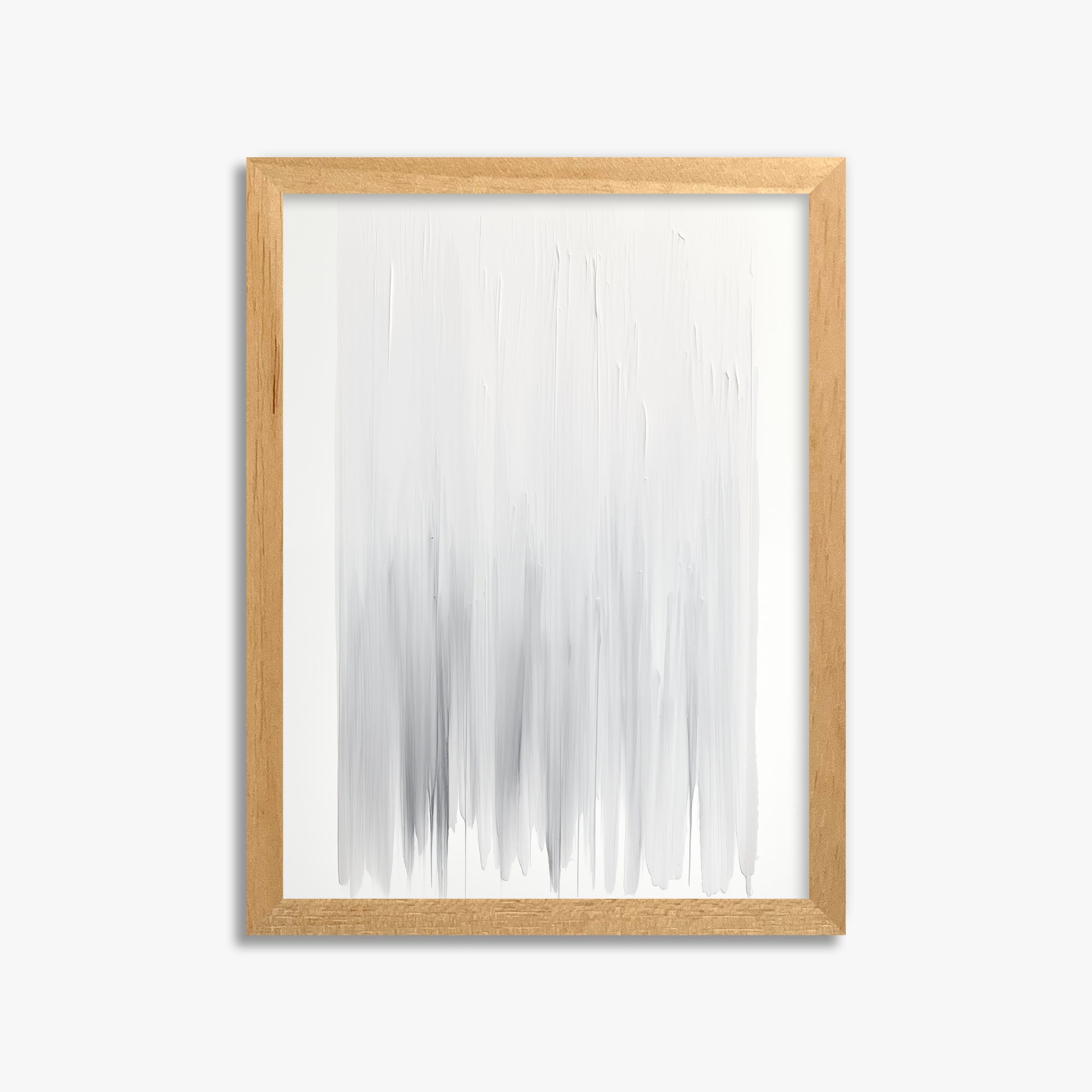 Cascade Veil, 30x40cm Framed Poster With Oak Frame