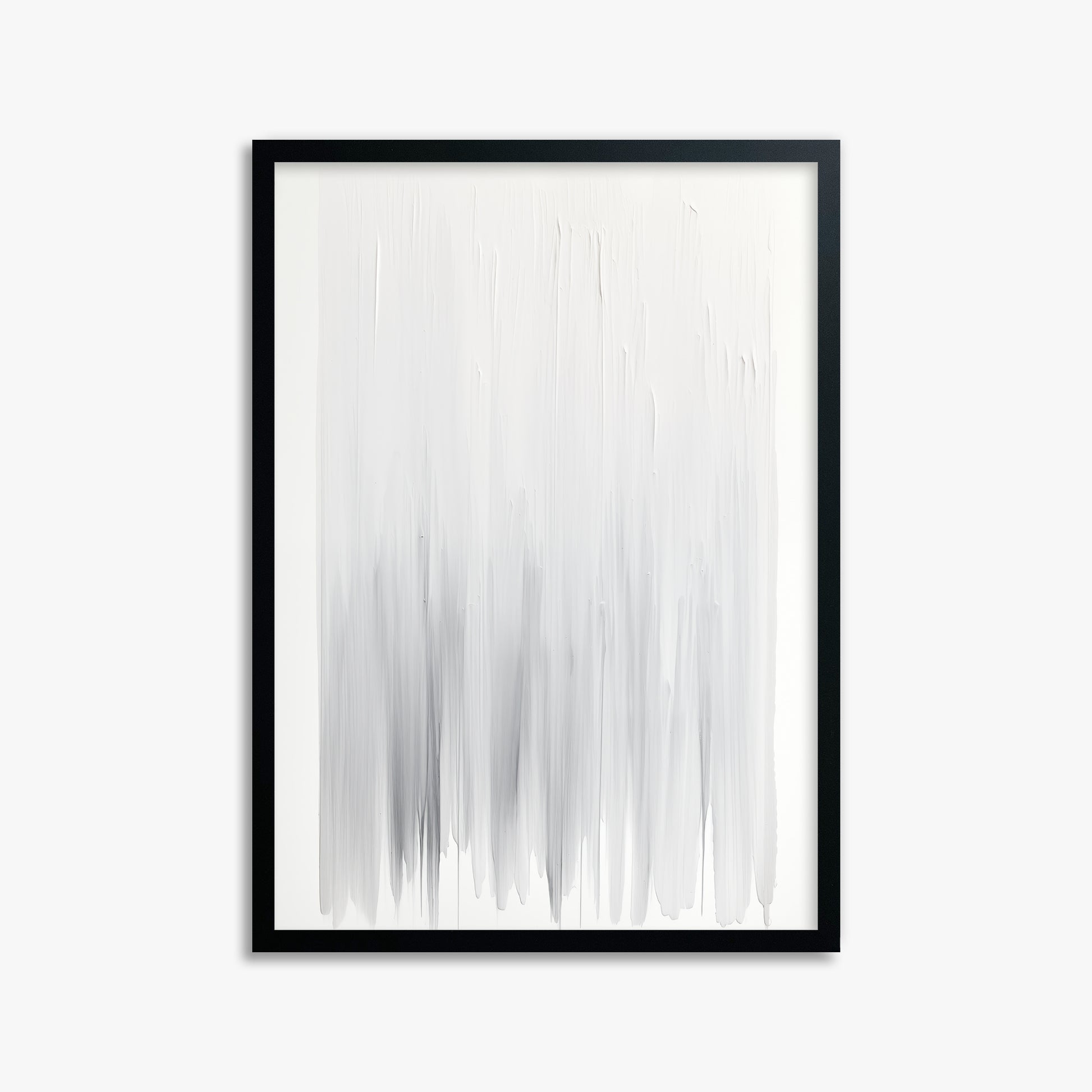 Cascade Veil, 50x70cm Framed Poster With Black Frame