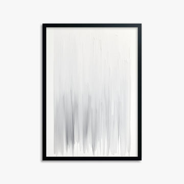 Cascade Veil, 50x70cm Framed Poster With Black Frame