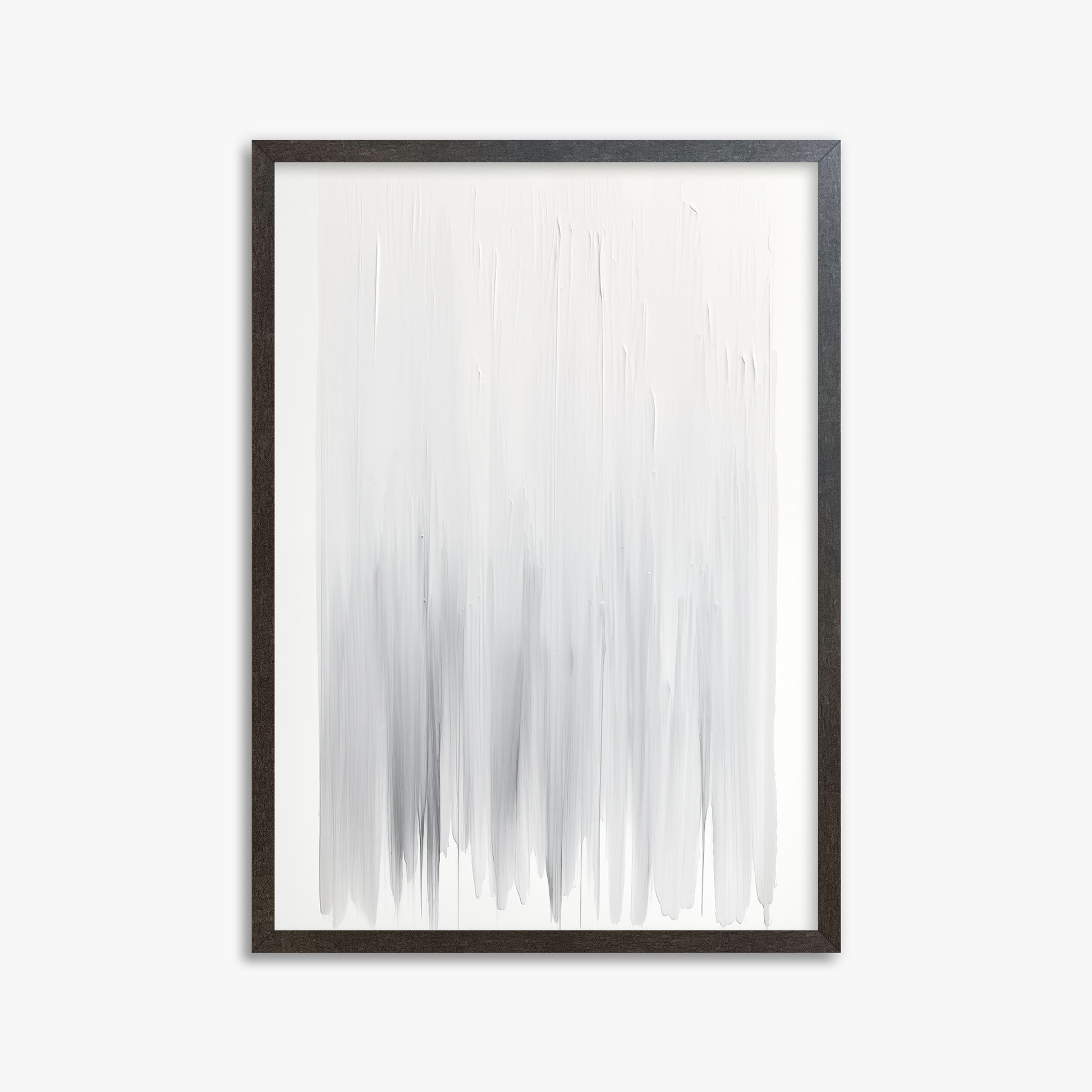Cascade Veil, 50x70cm Framed Poster With Espresso Frame
