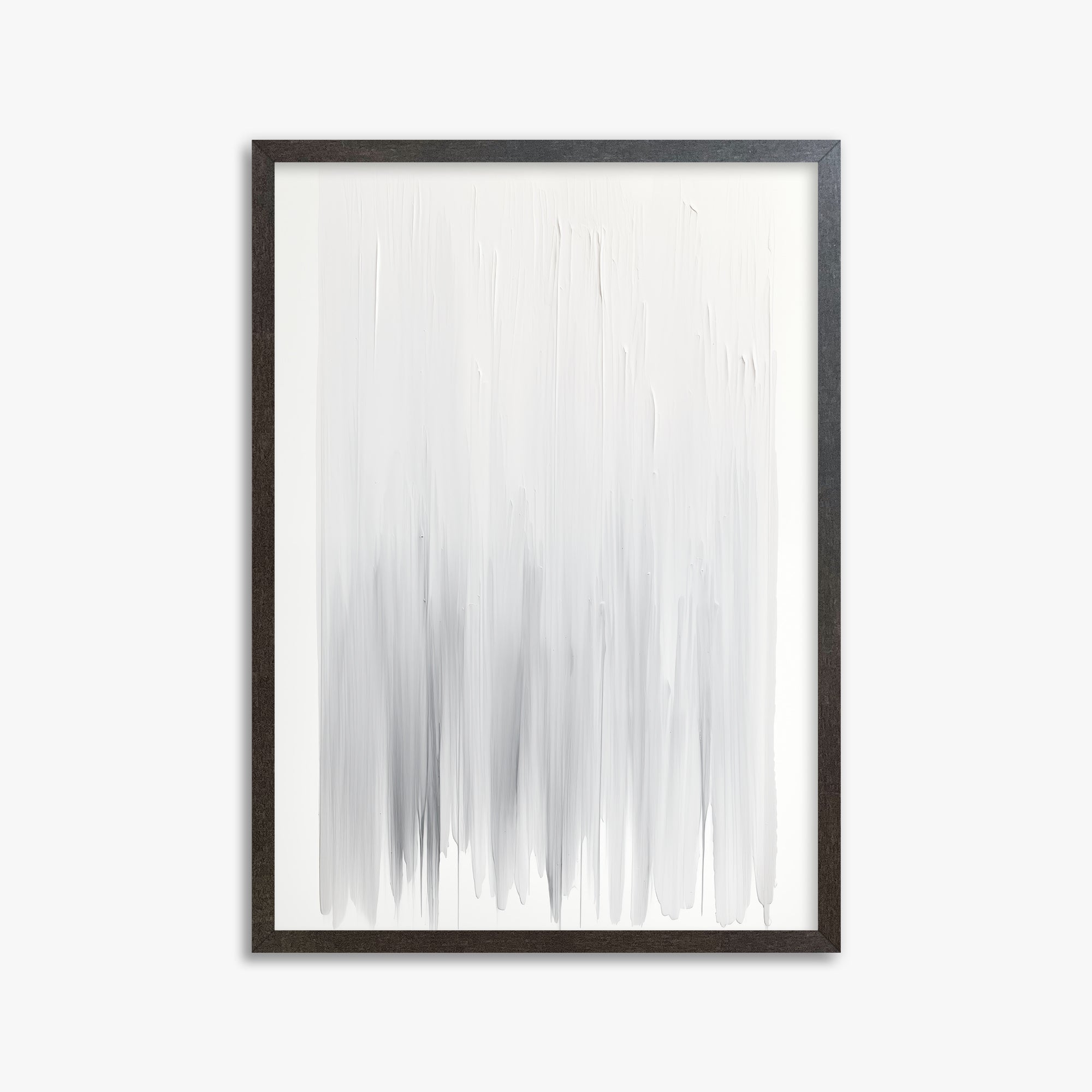 Cascade Veil, 50x70cm Framed Poster With Espresso Frame