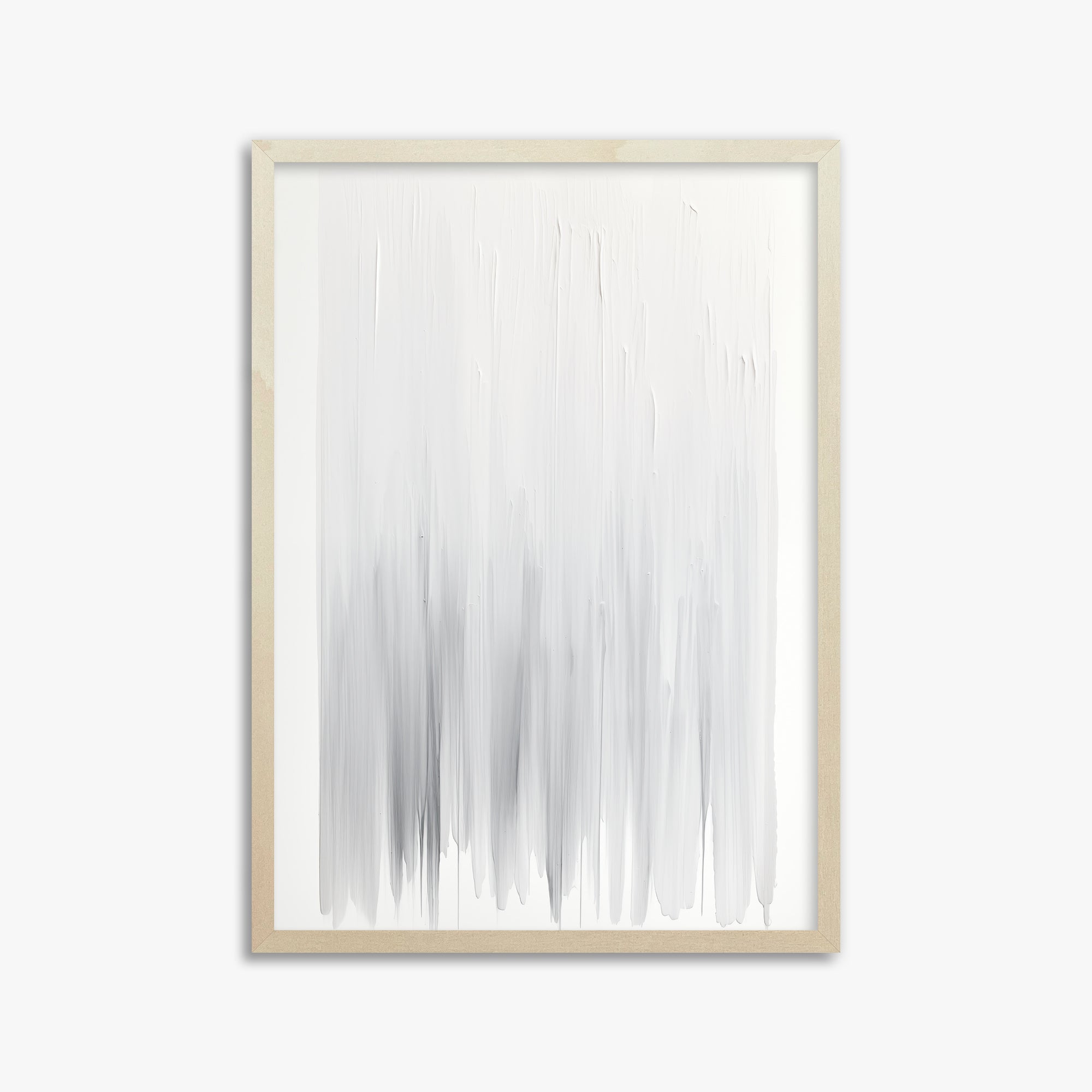 Cascade Veil, 50x70cm Framed Poster With Lime Wood Frame