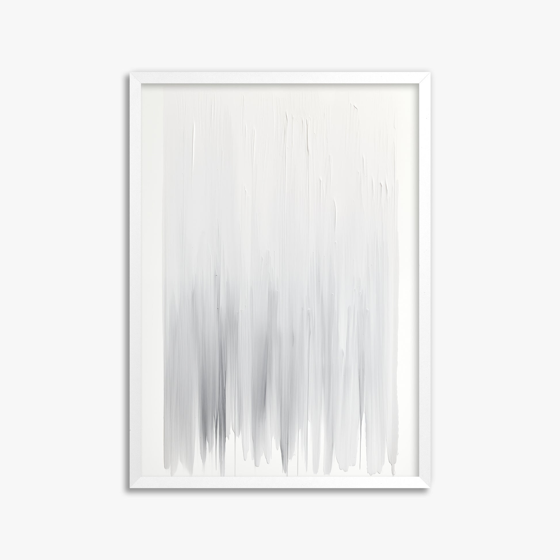 Cascade Veil, 50x70cm Framed Poster With White Frame