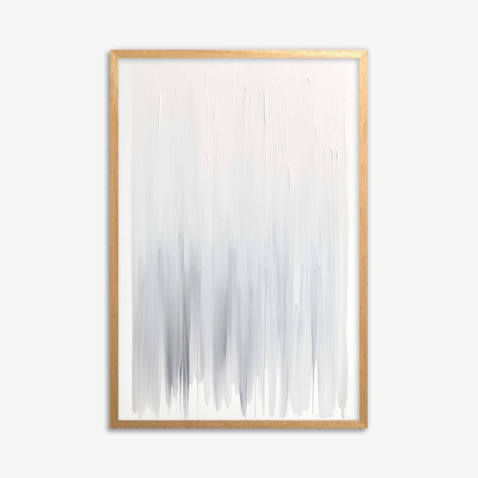 Cascade Veil, 61x91cm Framed Poster With Oak Frame